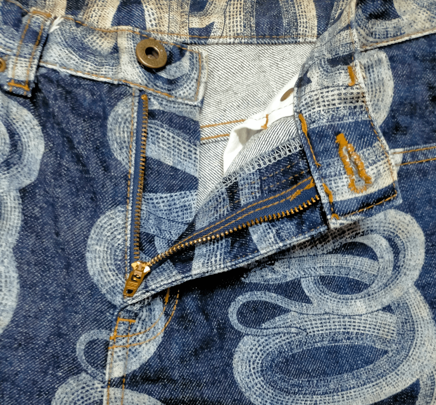 Hysteric Glamour 🔥Rare Vtg Hysteric Glamour Snake Pant Slim Size US 31 - 6 Thumbnail
