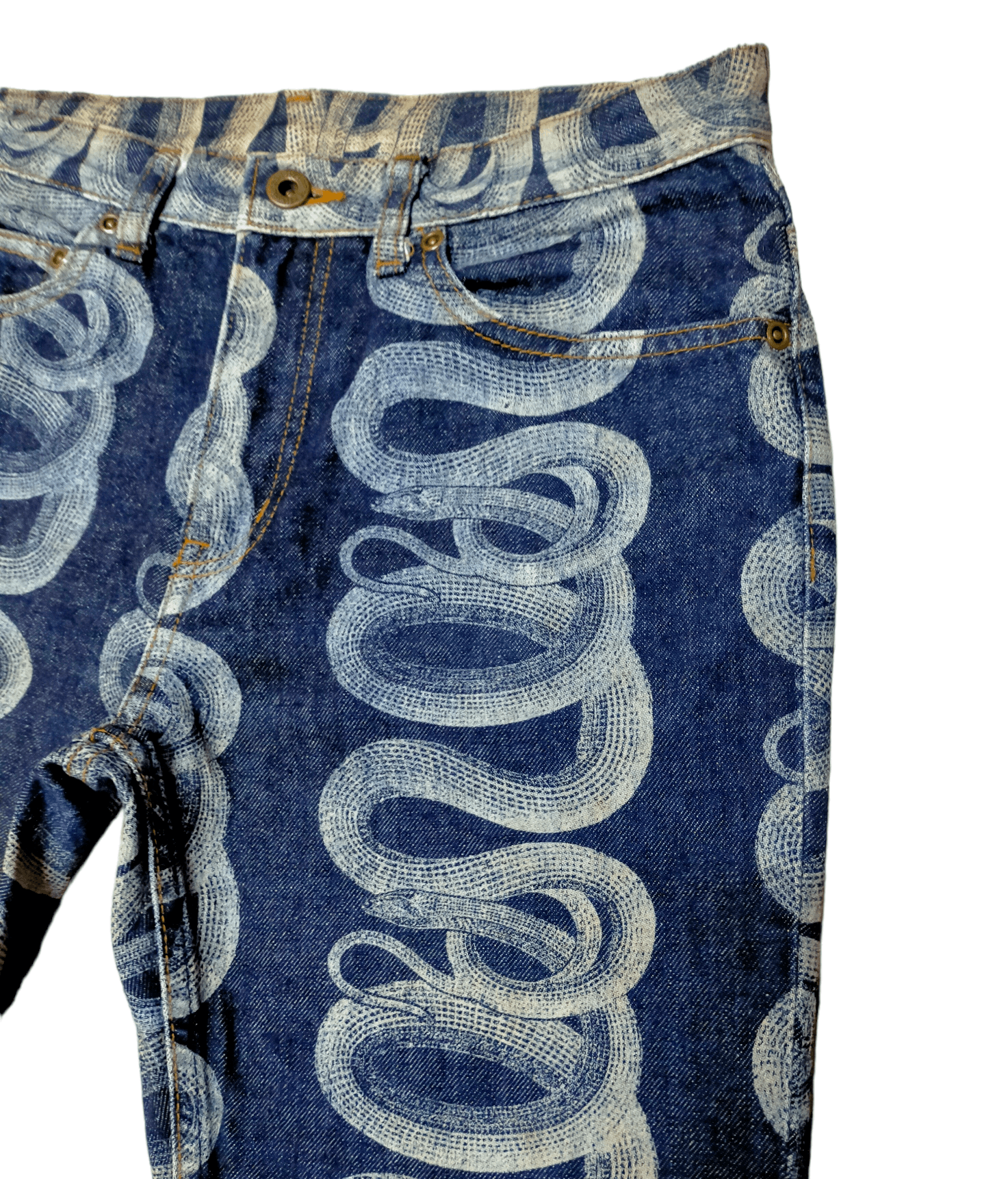 Hysteric Glamour 🔥Rare Vtg Hysteric Glamour Snake Pant Slim Size US 31 - 4 Thumbnail