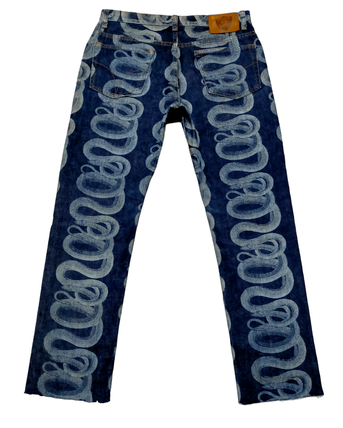 image of VTG Hysteric Glamour Snake Pant Slim in Blue, Men's (Size 31)