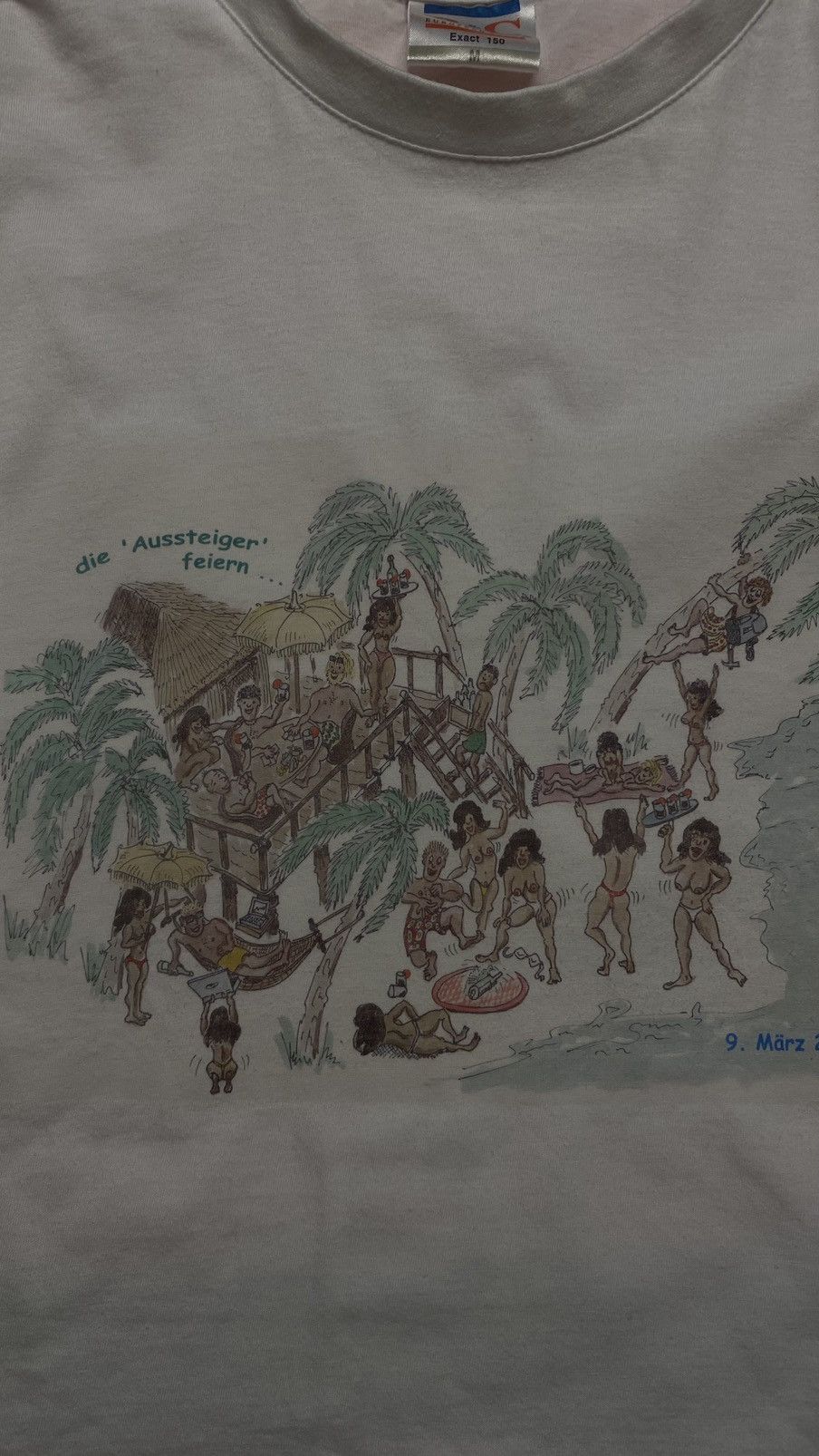 Other Vintage 90s sex party nude beach t-shirts Size US M / EU 48-50 / 2 - 6 Thumbnail