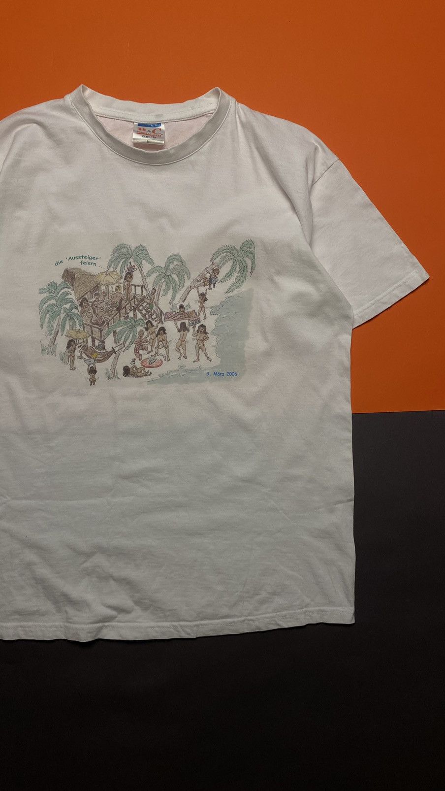 Other Vintage 90s sex party nude beach t-shirts Size US M / EU 48-50 / 2 - 3 Thumbnail