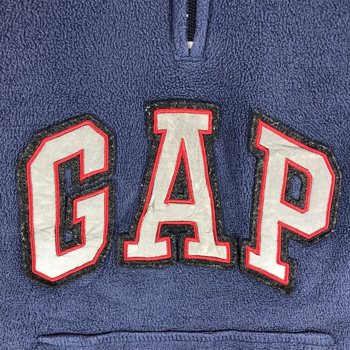 Gap × Vintage Vintage GAP Big Logo Pullover Sweater Fleece Size US S / EU 44-46 / 1 - 8 Thumbnail