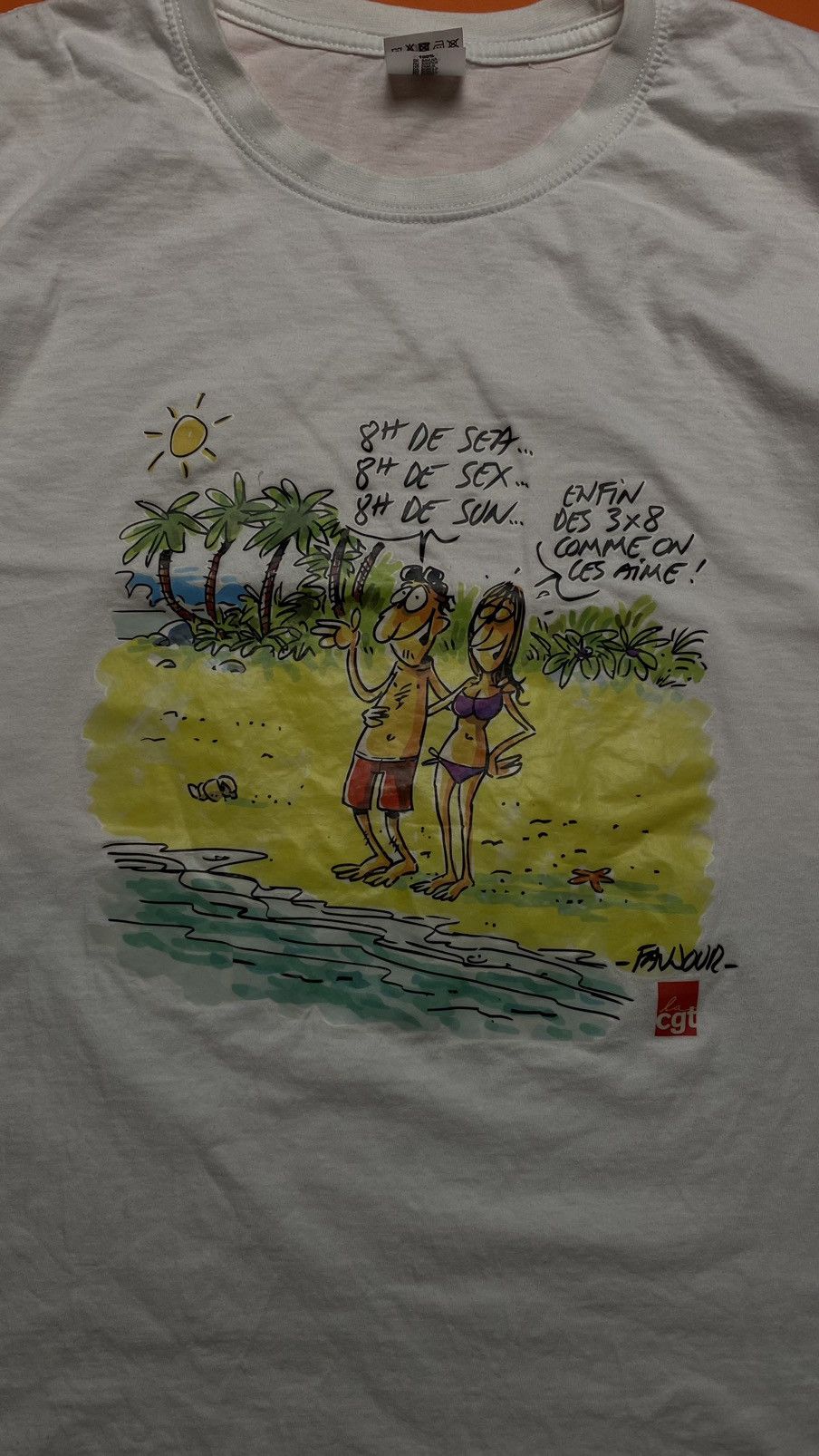 Vintage Vintage routine sex sea rest t-shirts Size US XL / EU 56 / 4 - 4 Thumbnail