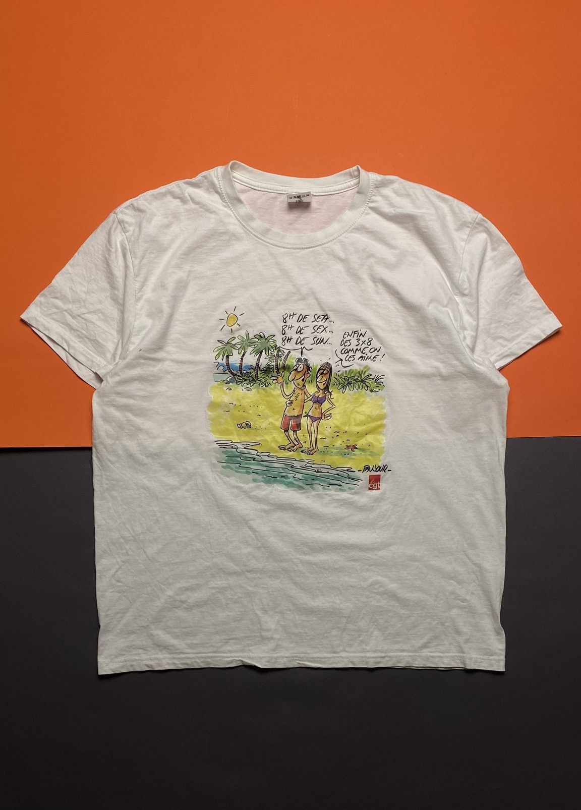 Vintage Vintage routine sex sea rest t-shirts Size US XL / EU 56 / 4 - 1 Thumbnail