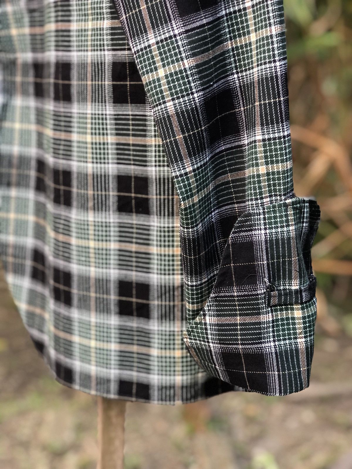 Homemade Vintage Checkered Zipper Hoodie Shirts Size US XL / EU 56 / 4 - 6 Thumbnail