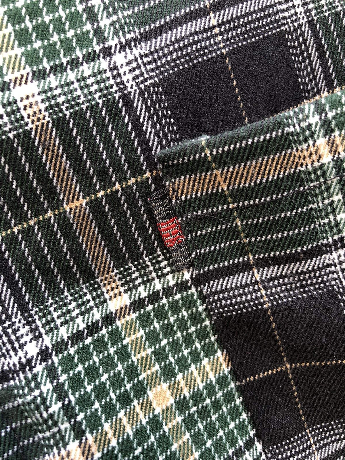Homemade Vintage Checkered Zipper Hoodie Shirts Size US XL / EU 56 / 4 - 8 Thumbnail