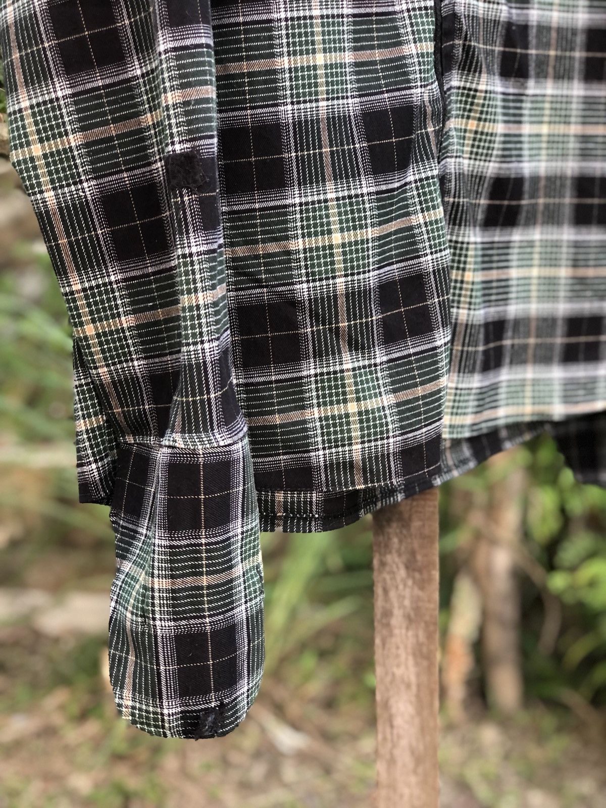 Homemade Vintage Checkered Zipper Hoodie Shirts Size US XL / EU 56 / 4 - 3 Thumbnail
