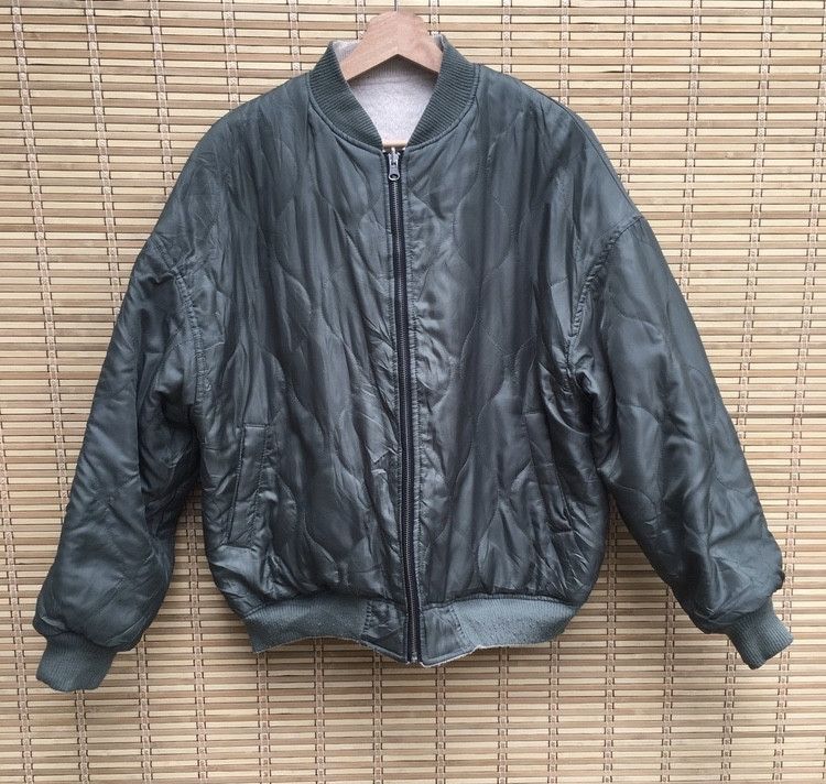 Japanese Brand Japanese Reversible Quilted Bomber Jacket Size US M / EU 48-50 / 2 - 3 Thumbnail