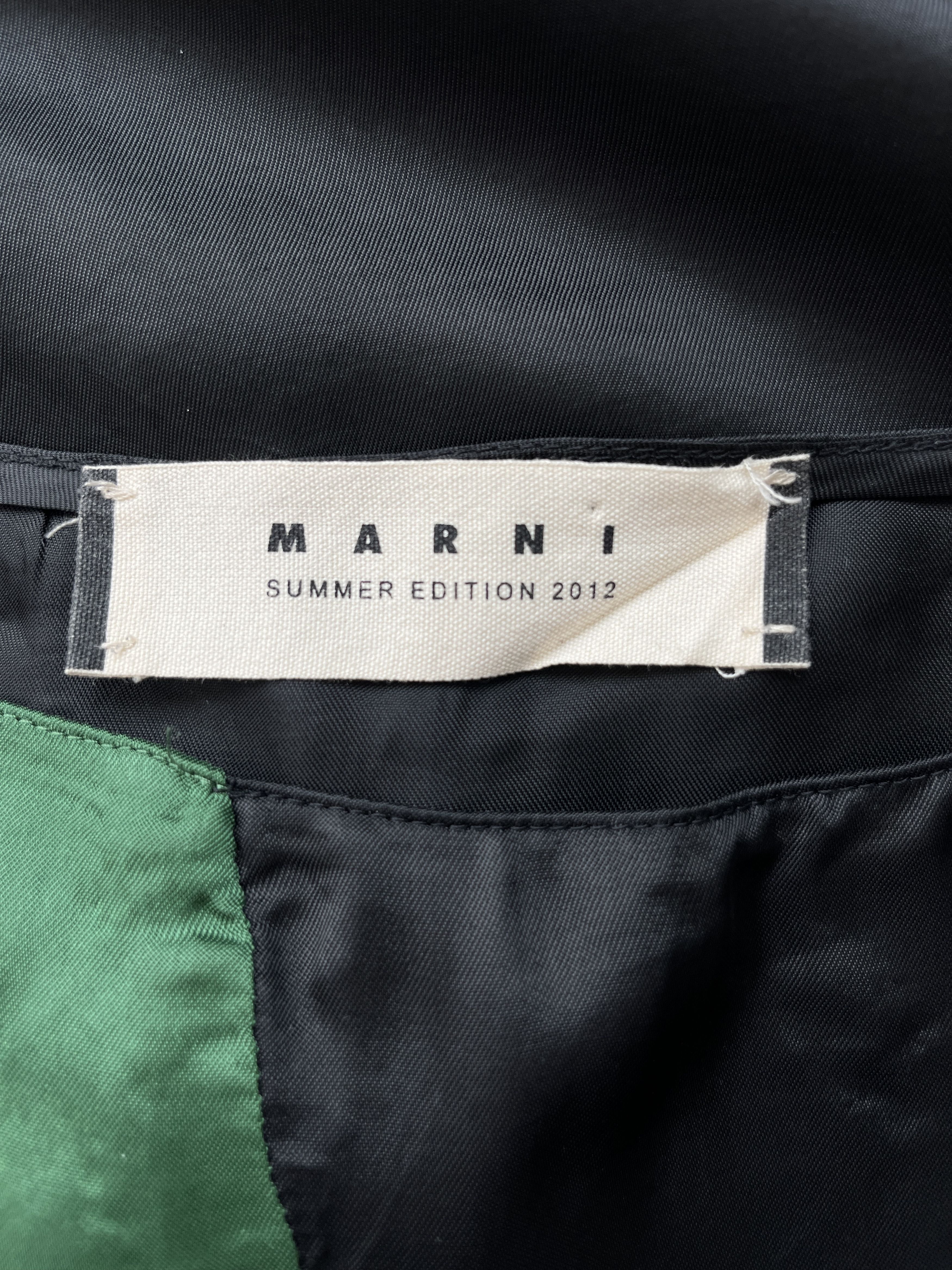 Marni ⚡️QUICK SALE⚡️2012 Marni Geometric Viscose Satin Skirt Size 28" / US 6 / IT 42 - 3 Thumbnail