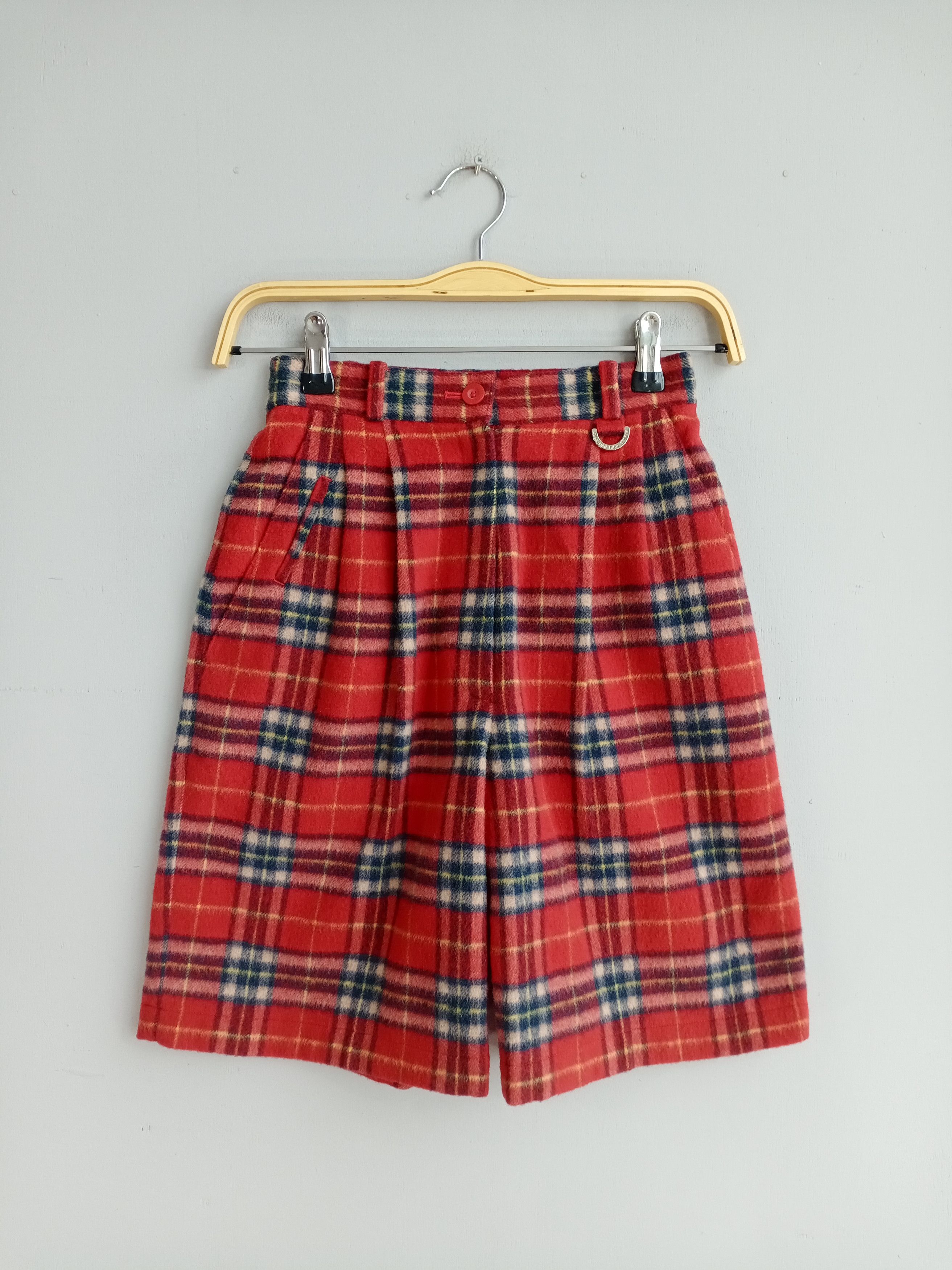 image of Avant Garde x Christian Dior Monsieur vintage Christian Dior Sports Wool Short Pant in Red, Women's