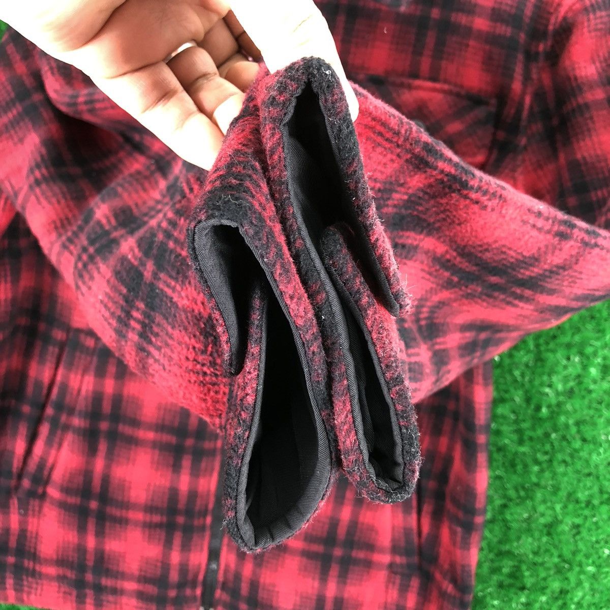 Uniqlo Uniqlo Zipper Jacket Fleece Checkered Size US XL / EU 56 / 4 - 9 Thumbnail