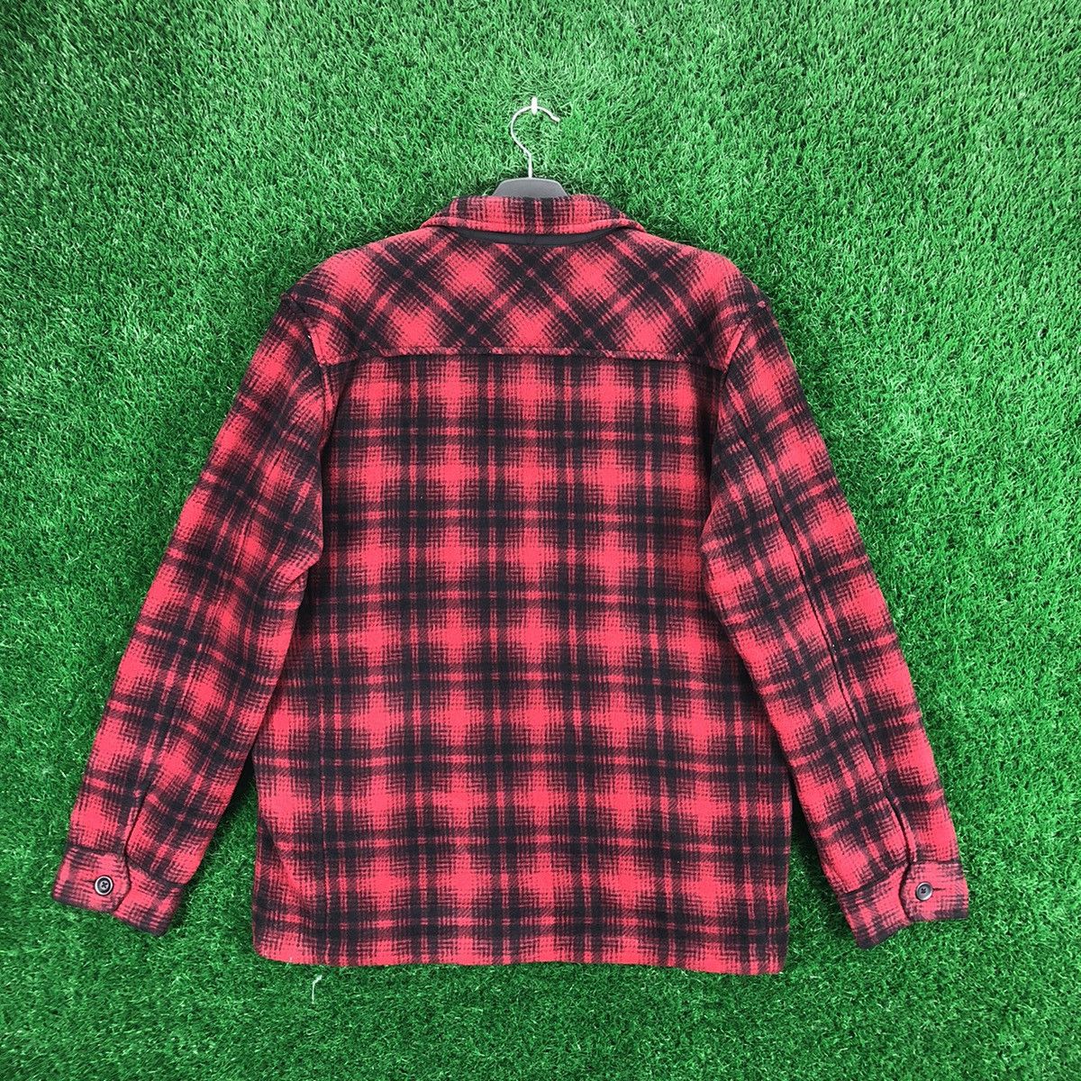 Uniqlo Uniqlo Zipper Jacket Fleece Checkered Size US XL / EU 56 / 4 - 4 Thumbnail