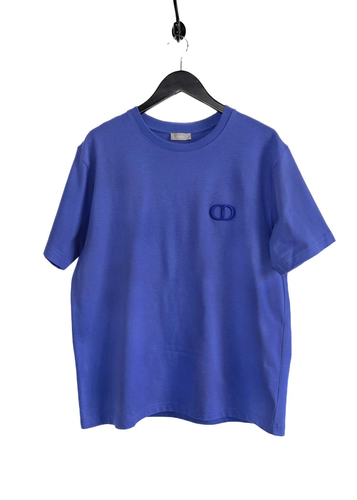 【DIOR】 CD embroidery t-shirt コットンジャージー T-Shirt with Bee Embroidery White Cotton Jersey | DIOR