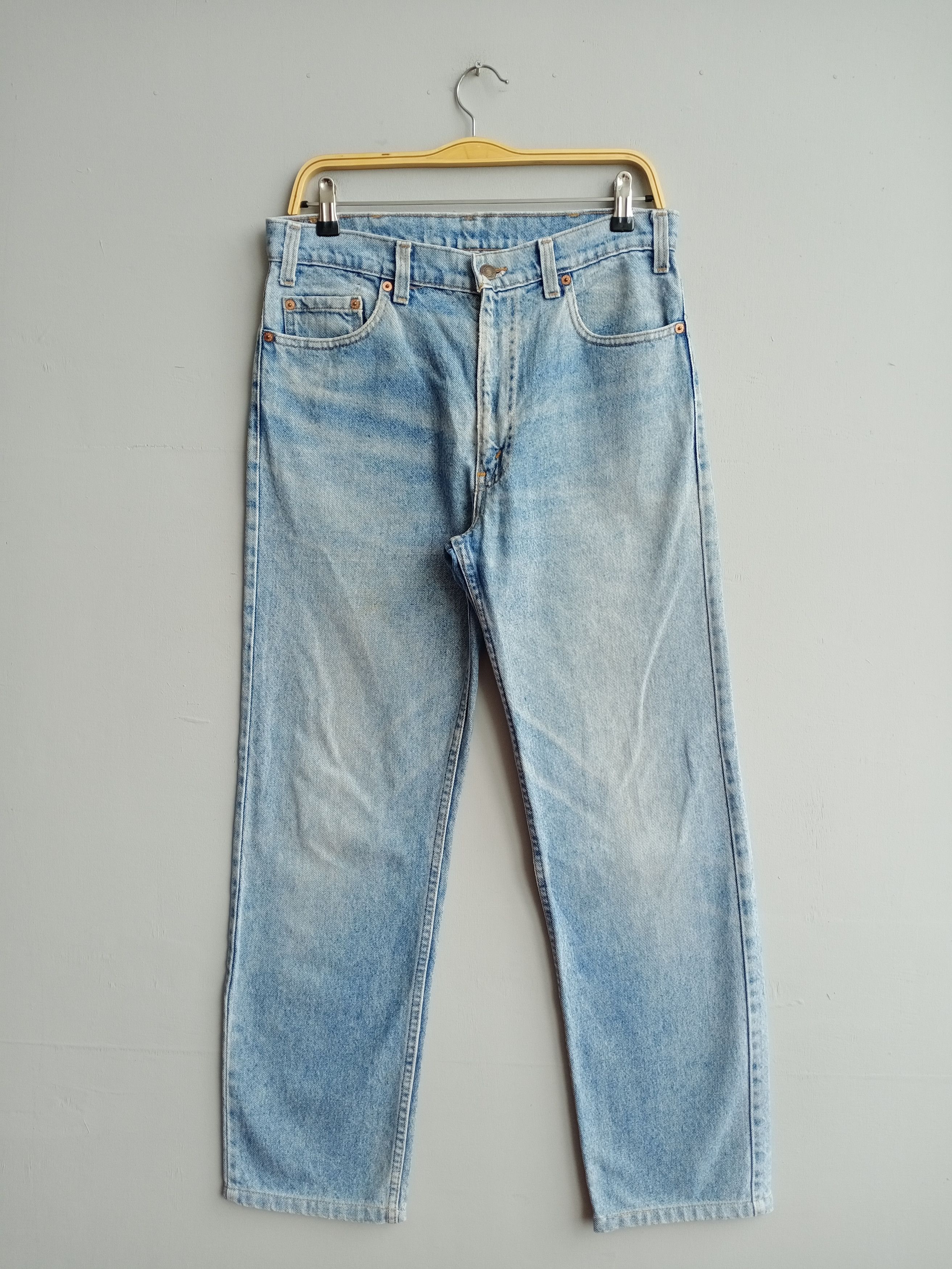 image of Levis 510 Light Blue Wash Jeans Size 32, Men's