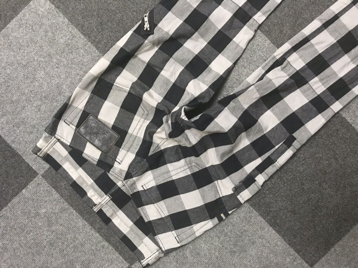 Japanese Brand × Seditionaries BATSU Multizipper Plaid Half Cargo Light Duck Canvas Pant Size US 30 / EU 46 - 11 Thumbnail