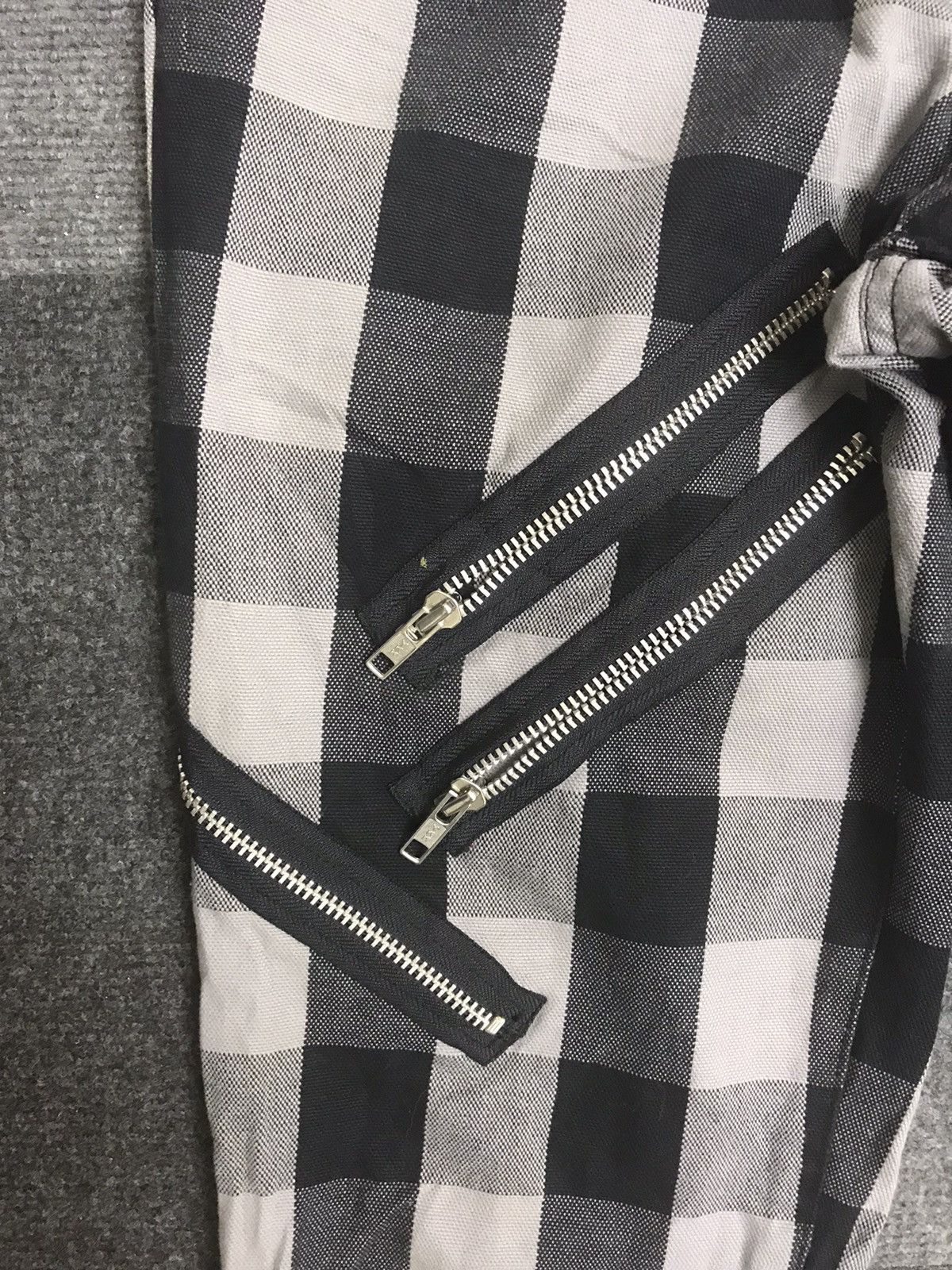 Japanese Brand × Seditionaries BATSU Multizipper Plaid Half Cargo Light Duck Canvas Pant Size US 30 / EU 46 - 5 Thumbnail