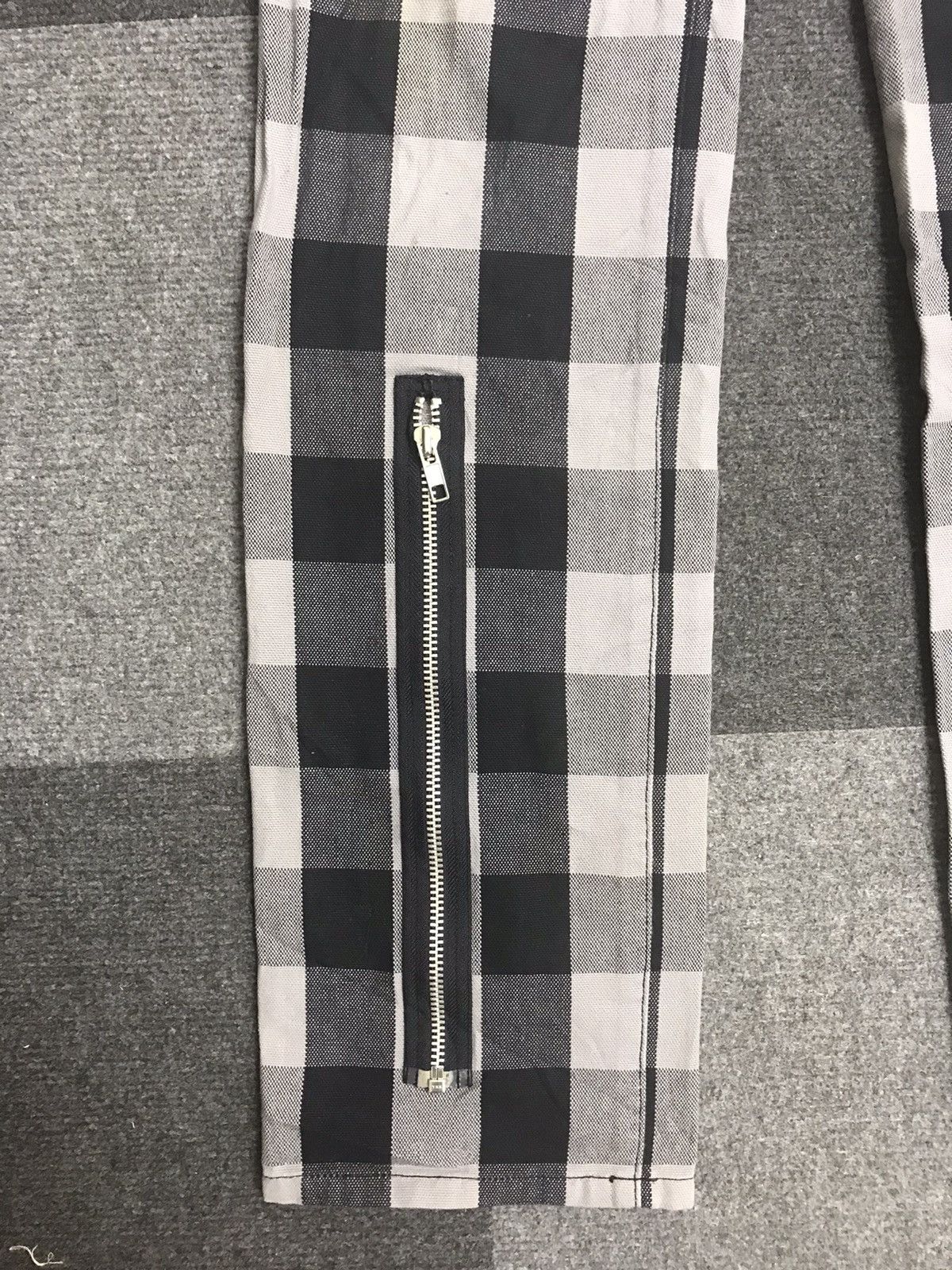 Japanese Brand × Seditionaries BATSU Multizipper Plaid Half Cargo Light Duck Canvas Pant Size US 30 / EU 46 - 8 Thumbnail