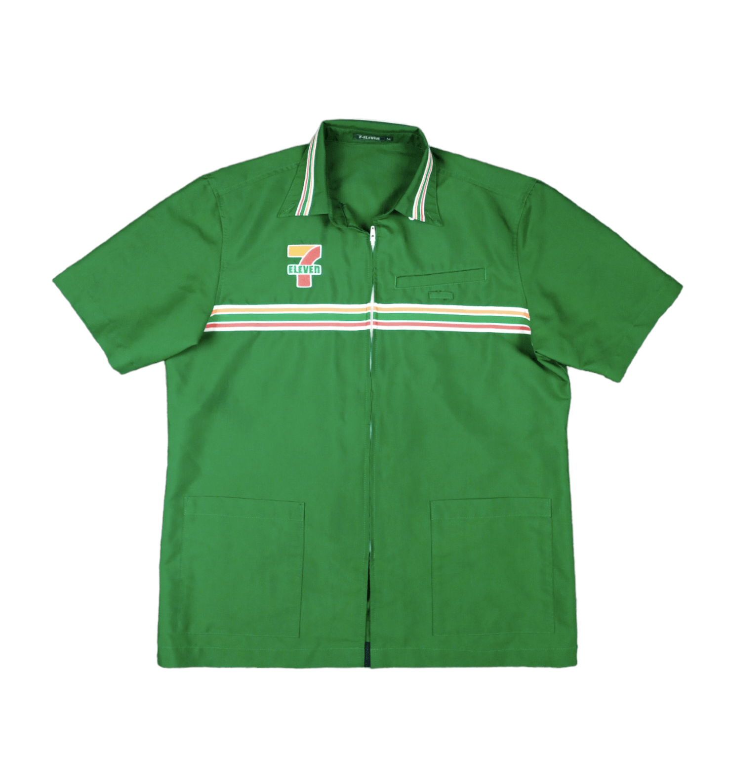 Vintage 💥RARE💥Vintage 7Eleven Uniform Shirt/Jacket Zip Up Grailed