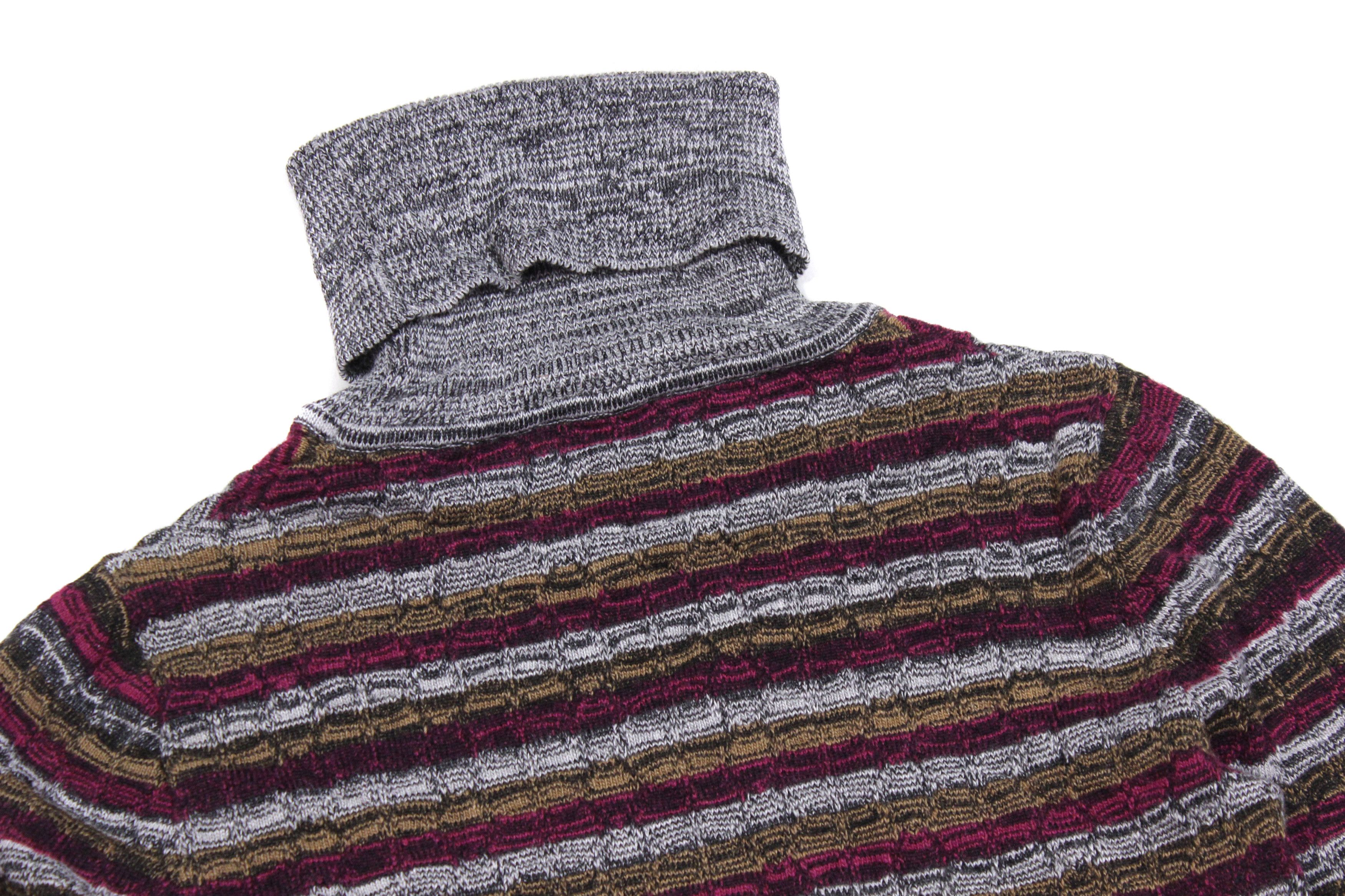 Missoni Wool Blend Striped Knit Dress Size M / US 6-8 / IT 42-44 - 5 Thumbnail