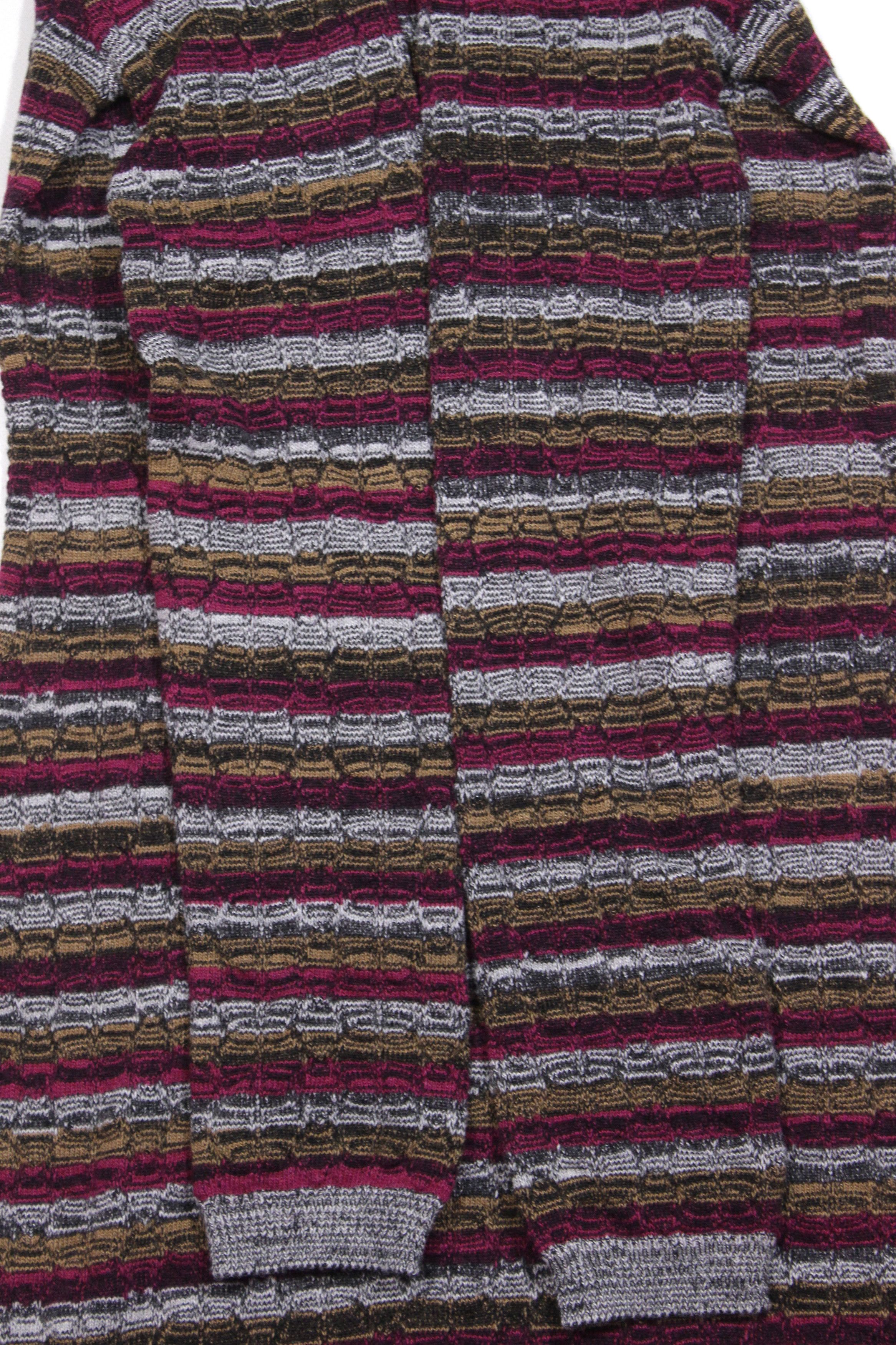 Missoni Wool Blend Striped Knit Dress Size M / US 6-8 / IT 42-44 - 7 Thumbnail