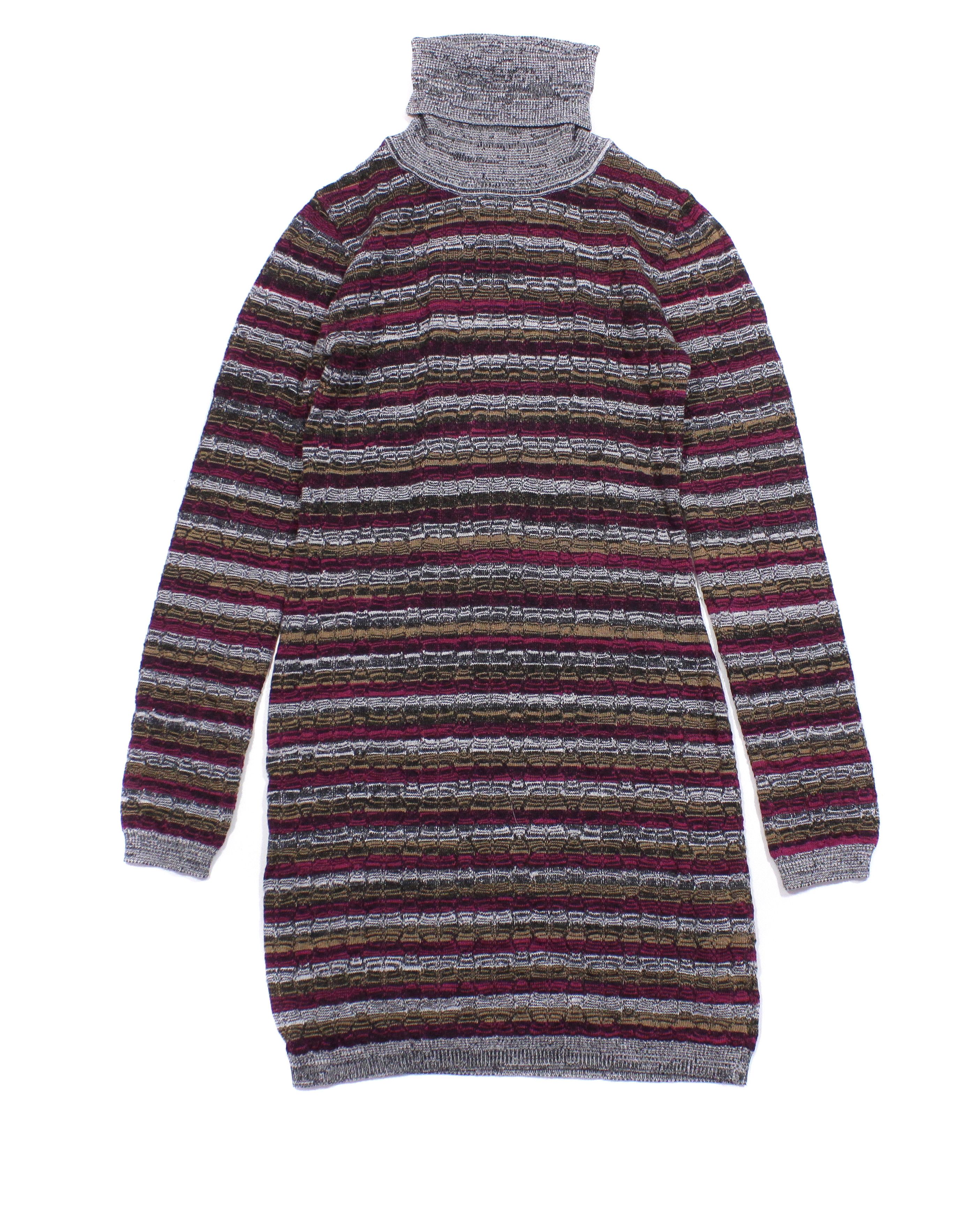 Missoni Wool Blend Striped Knit Dress Size M / US 6-8 / IT 42-44 - 2 Thumbnail