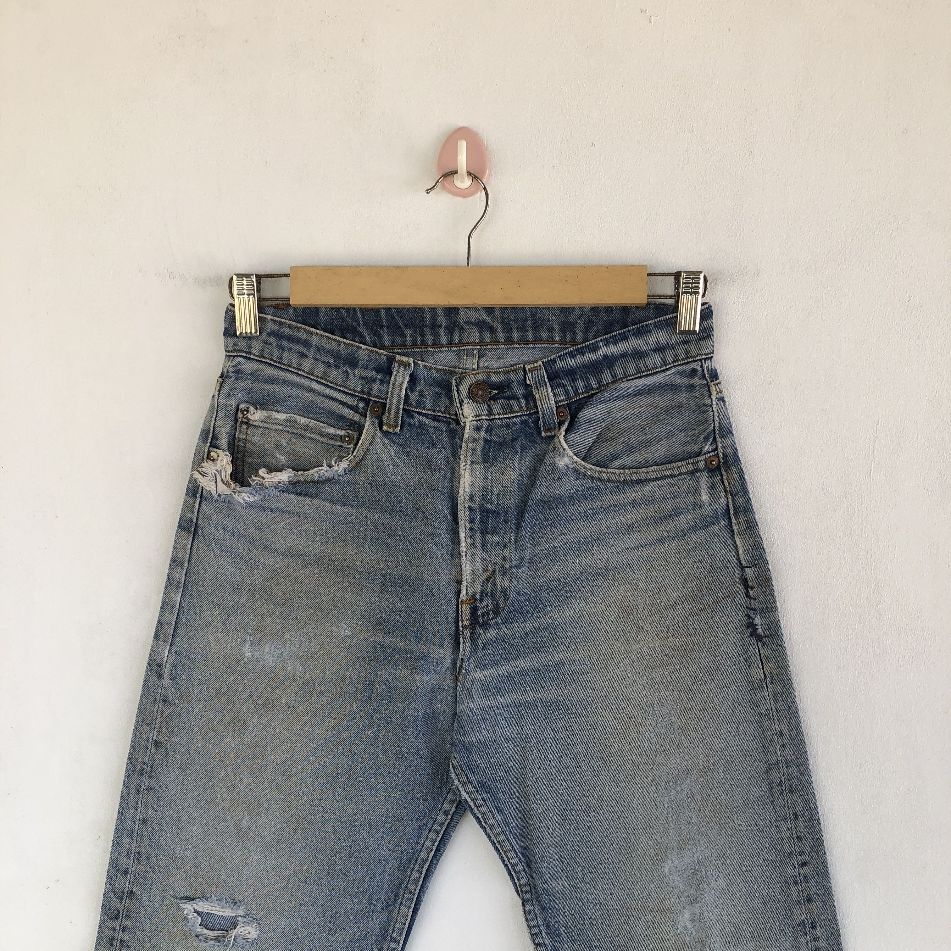Levi's Vintage Levis Jeans Distressed Levi's 505 Denim Pants Size 28" / US 6 / IT 42 - 5 Thumbnail