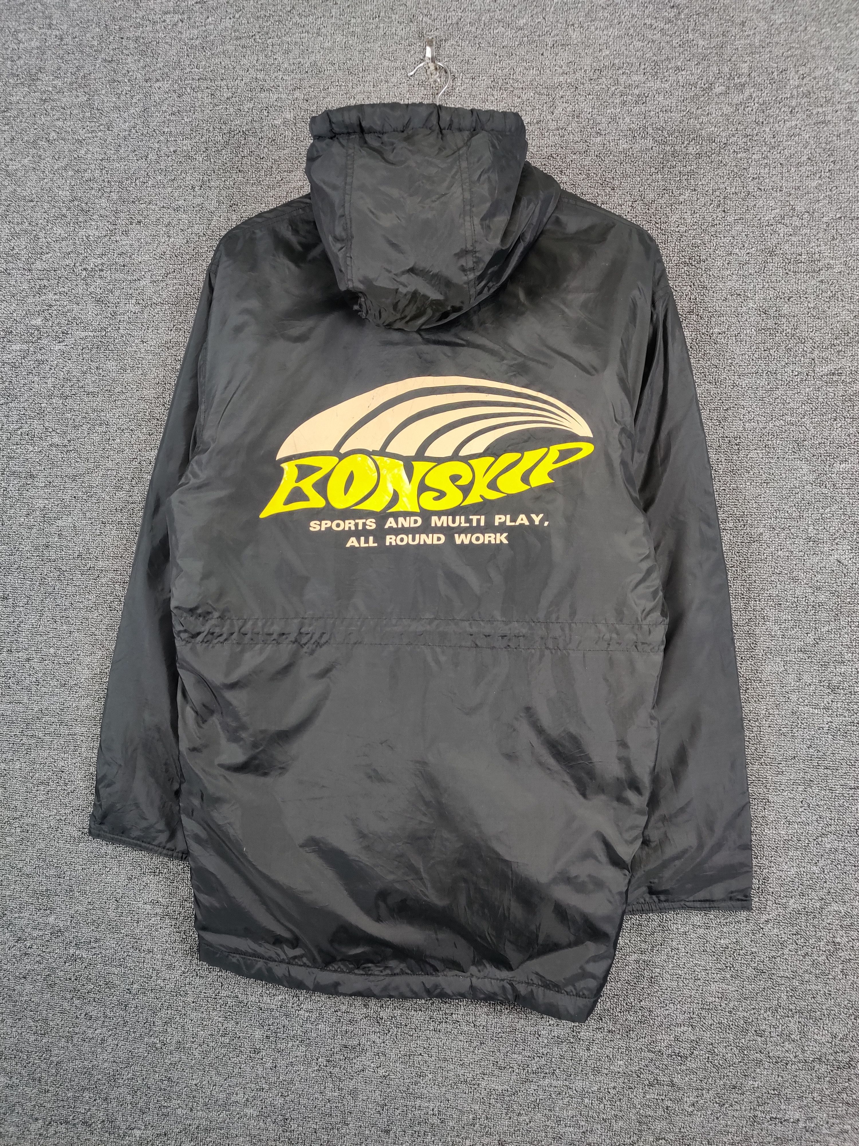 Japanese Brand Vintage Bonskip Sherpa Hoodie Coach Jacket Size US M / EU 48-50 / 2 - 2 Thumbnail