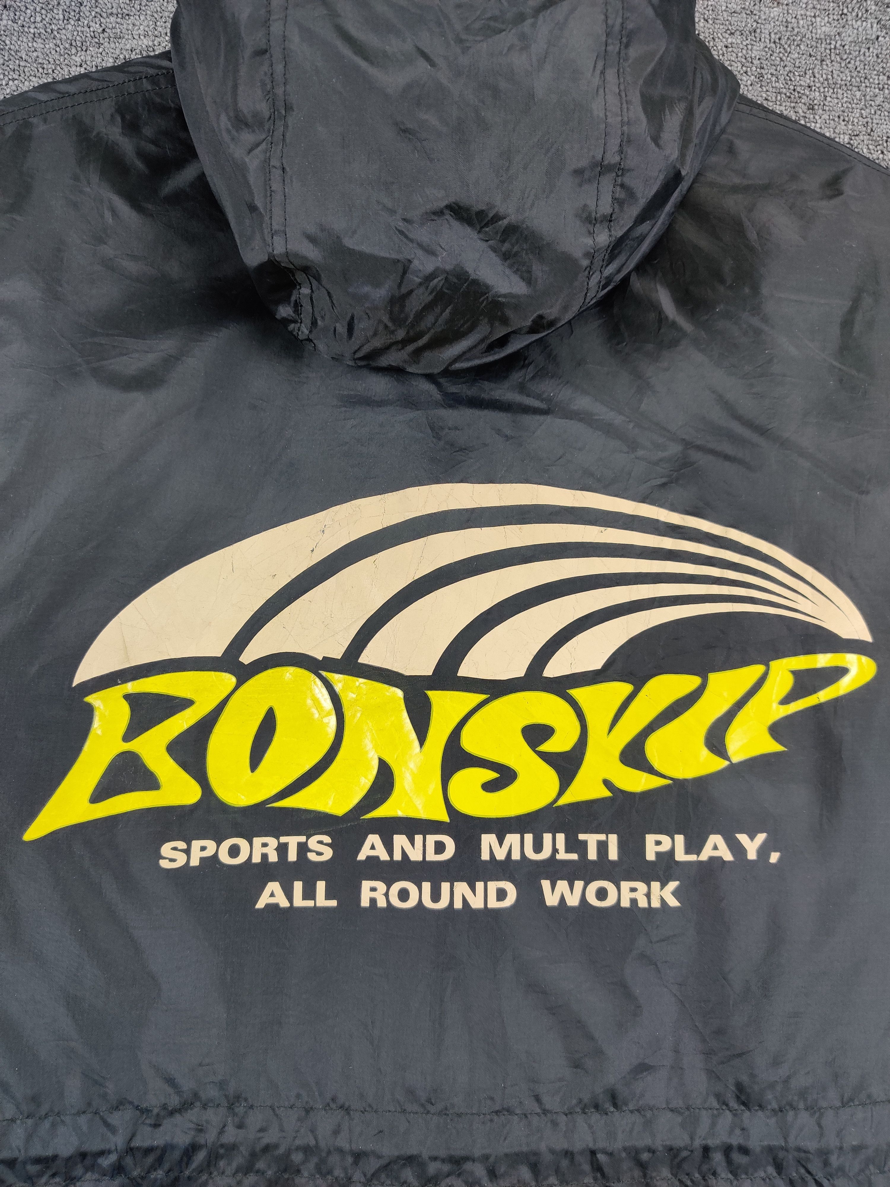 Japanese Brand Vintage Bonskip Sherpa Hoodie Coach Jacket Size US M / EU 48-50 / 2 - 3 Thumbnail