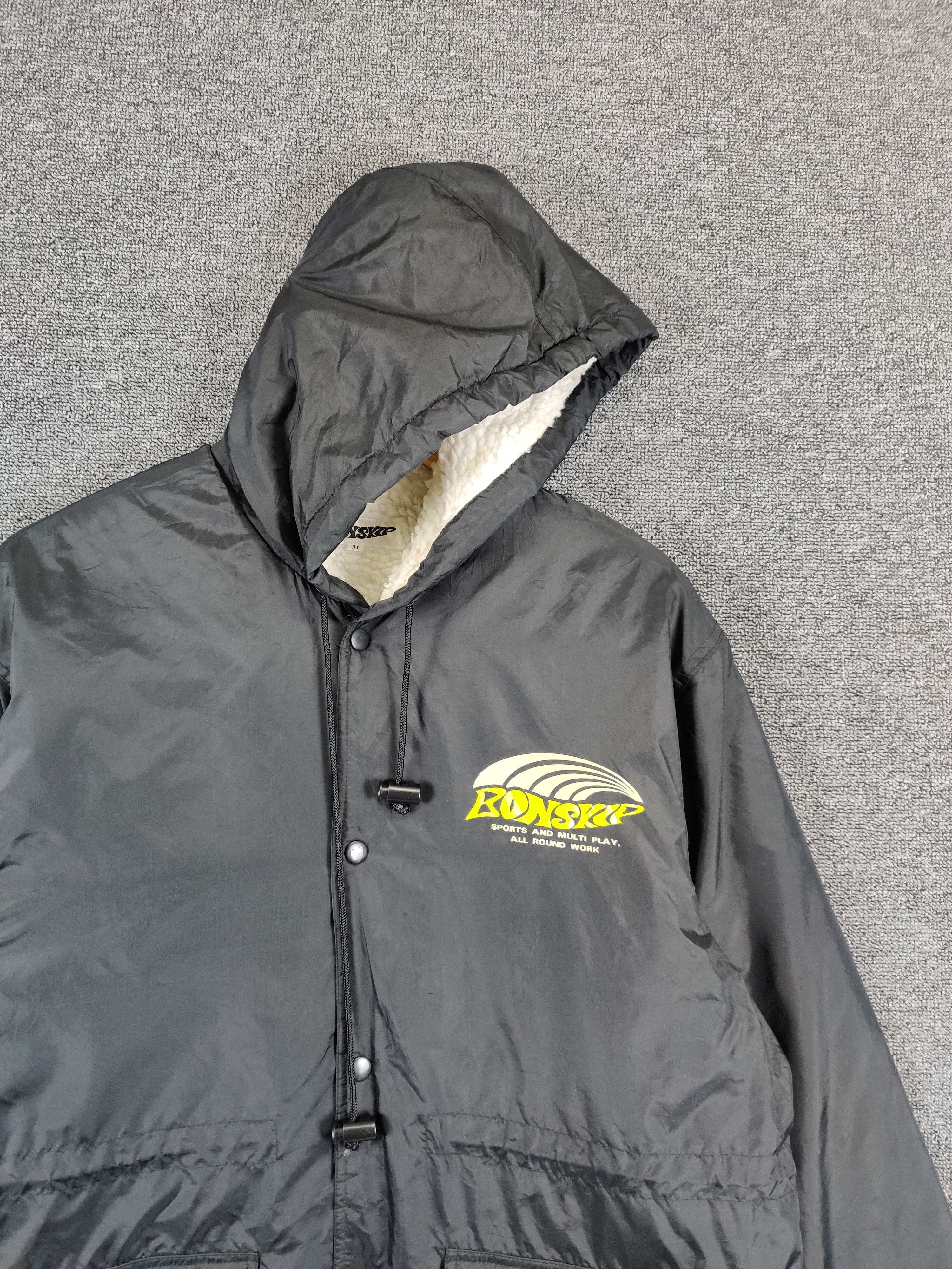 Japanese Brand Vintage Bonskip Sherpa Hoodie Coach Jacket Size US M / EU 48-50 / 2 - 6 Thumbnail