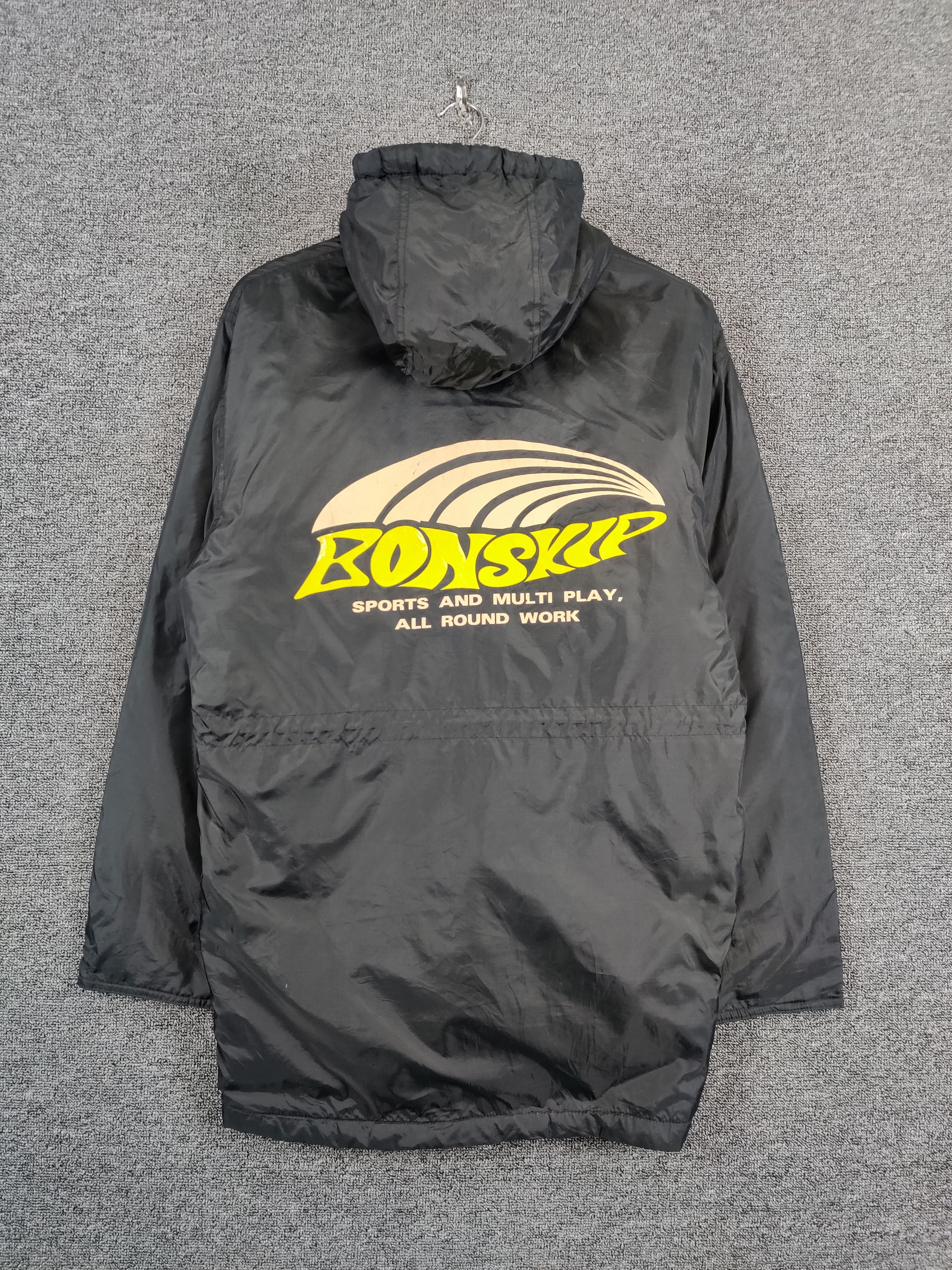 Japanese Brand Vintage Bonskip Sherpa Hoodie Coach Jacket Size US M / EU 48-50 / 2 - 1 Thumbnail