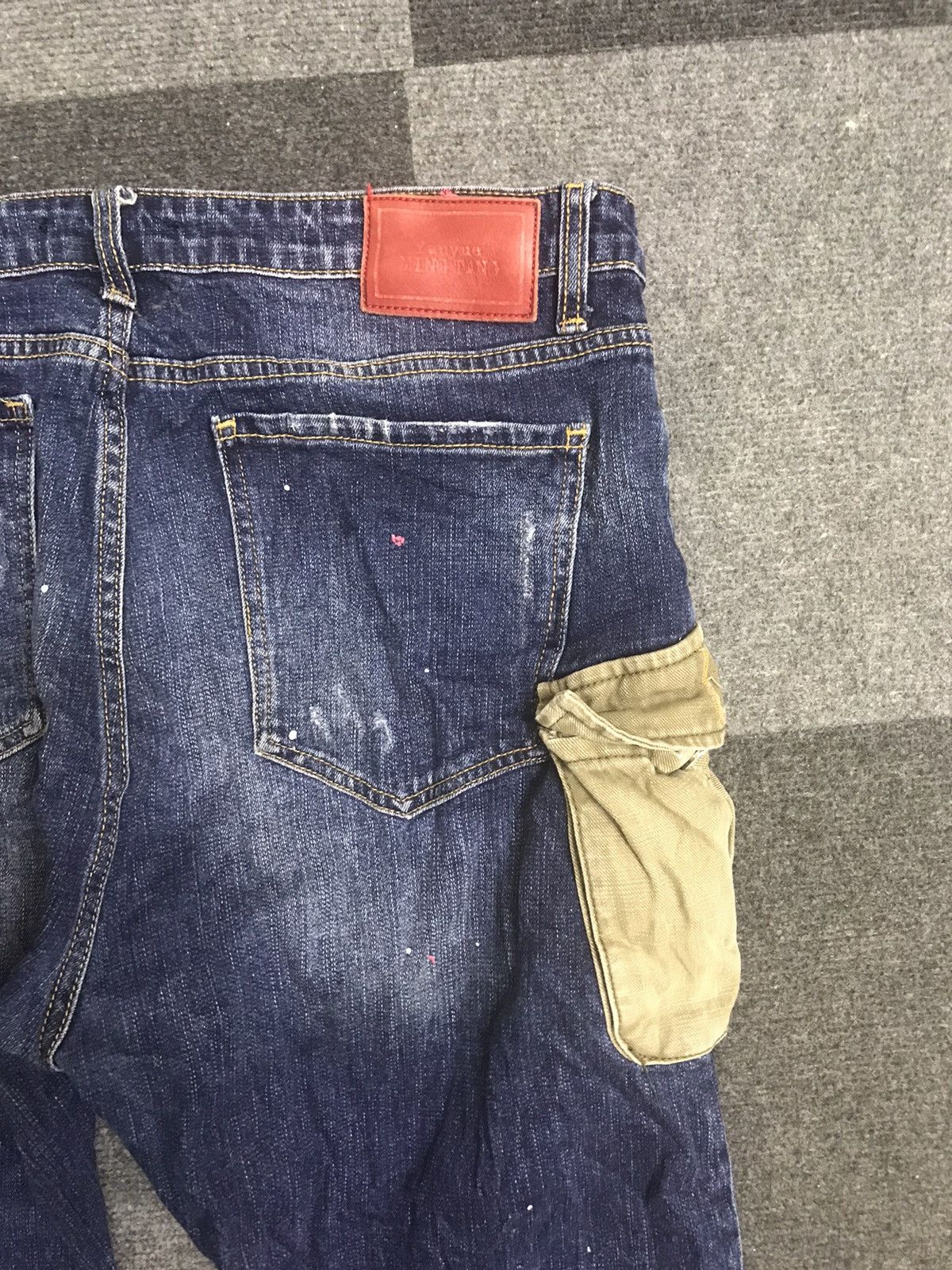 Seditionaries MINGTAN Two Tones Distressed Cargo Jeans Size US 36 / EU 52 - 13 Thumbnail