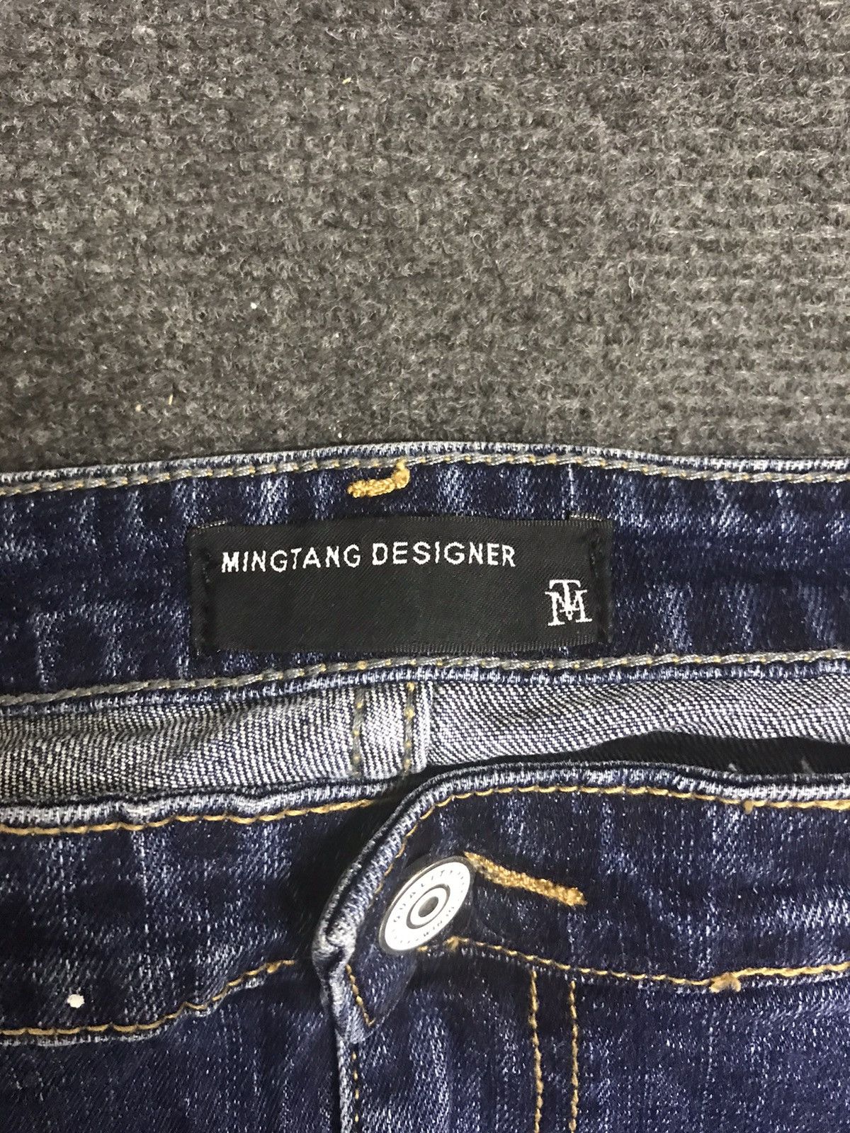 Seditionaries MINGTAN Two Tones Distressed Cargo Jeans Size US 36 / EU 52 - 7 Thumbnail