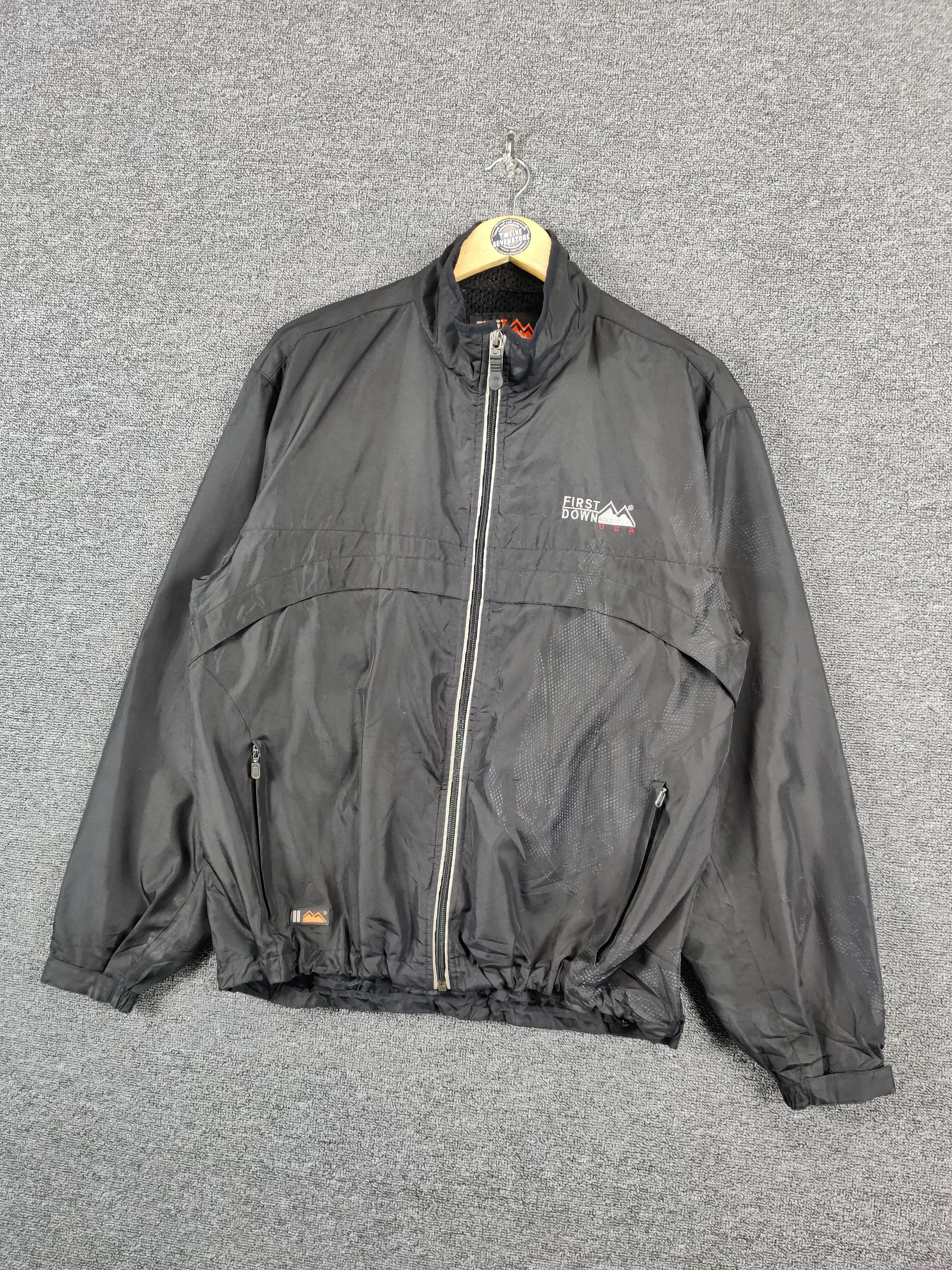 Japanese Brand Vintage First Down USA Windbreaker Zipper Light Jacket Size US L / EU 52-54 / 3 - 2 Thumbnail
