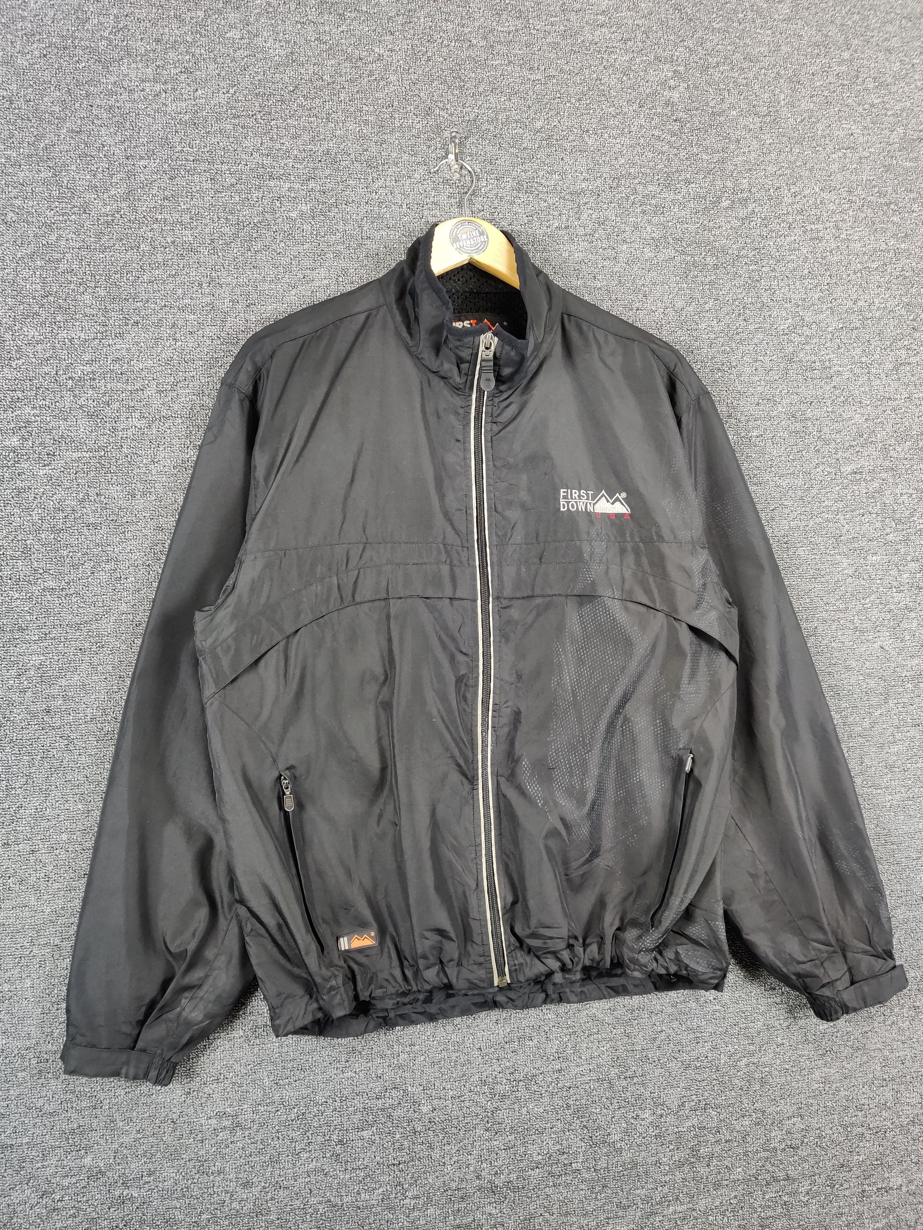 Japanese Brand Vintage First Down USA Windbreaker Zipper Light Jacket Size US L / EU 52-54 / 3 - 6 Thumbnail
