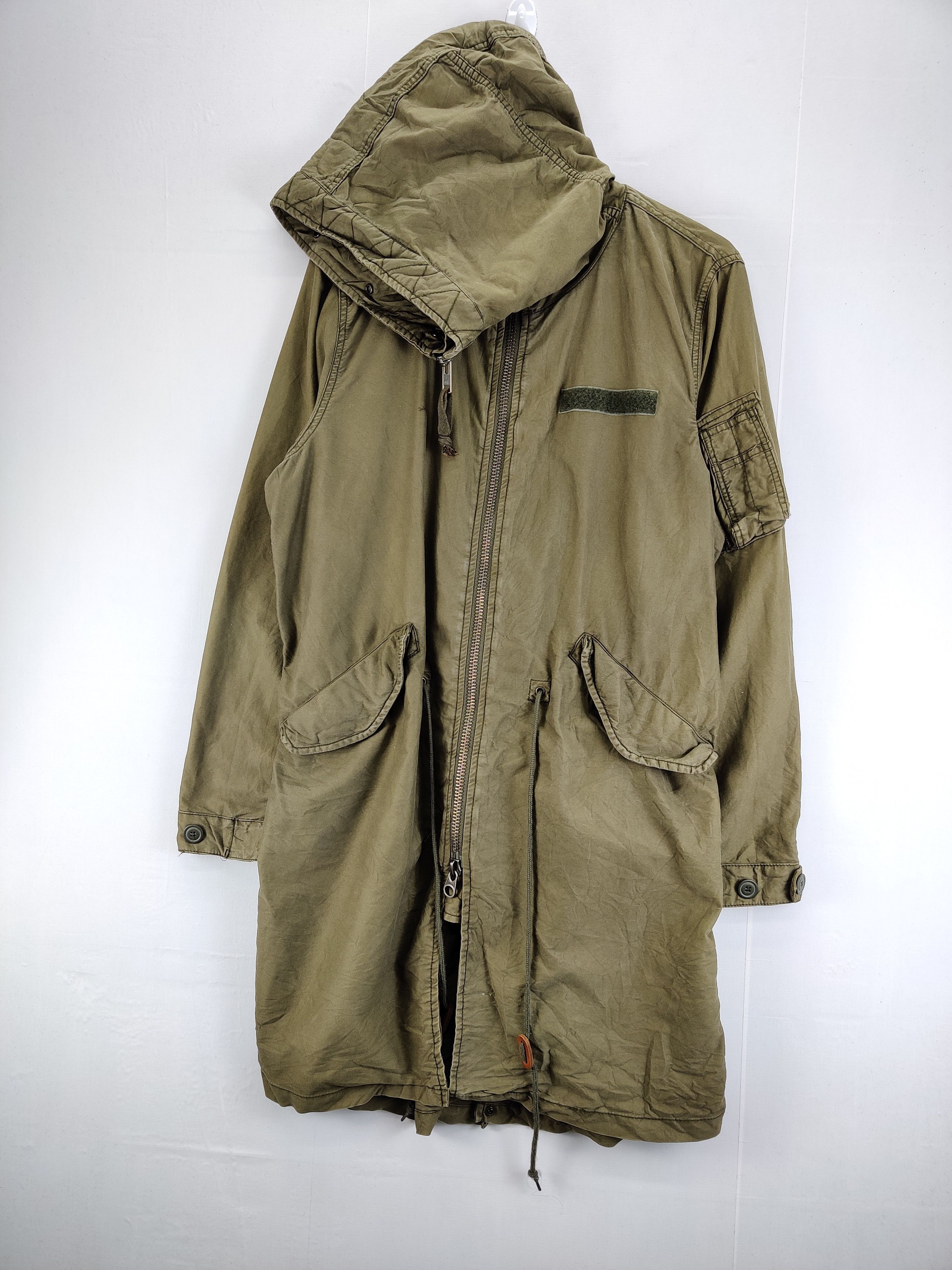Japanese Brand Vintage Japanese Brand Back Number Fishtail Parkas Hooded Size US L / EU 52-54 / 3 - 2 Thumbnail