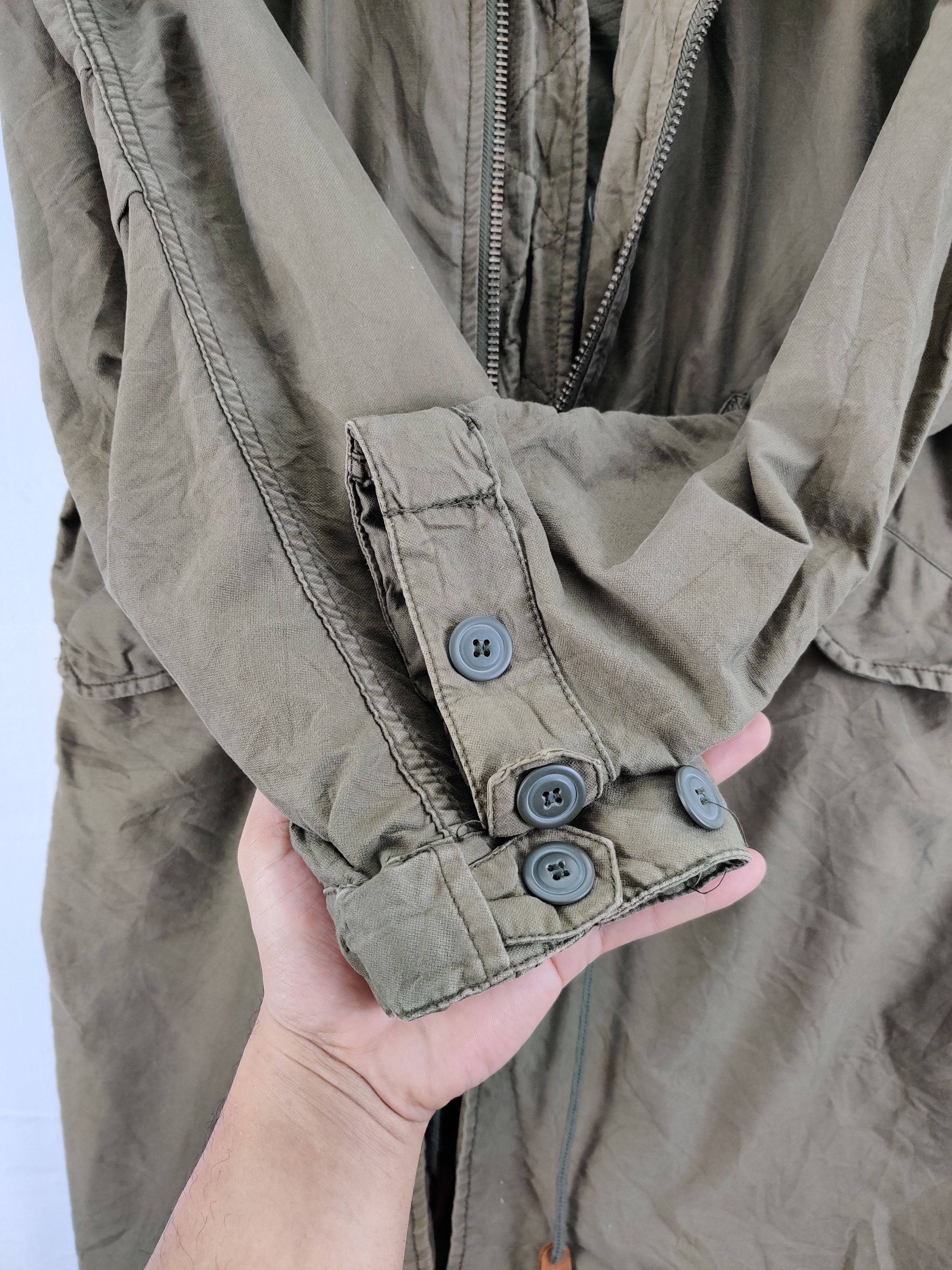 Japanese Brand Vintage Japanese Brand Back Number Fishtail Parkas Hooded Size US L / EU 52-54 / 3 - 5 Thumbnail