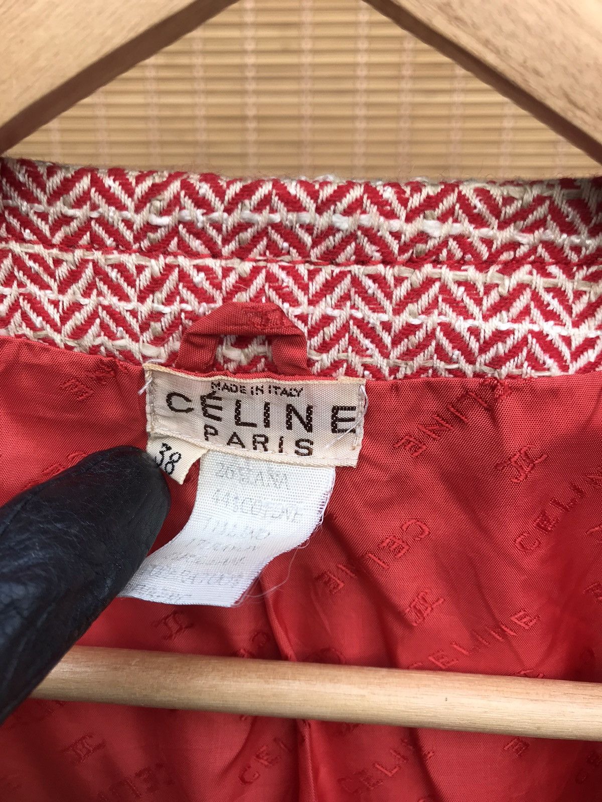 Celine Vintage 80s Celine women knitting jacket double face Size ONE SIZE - 9 Thumbnail
