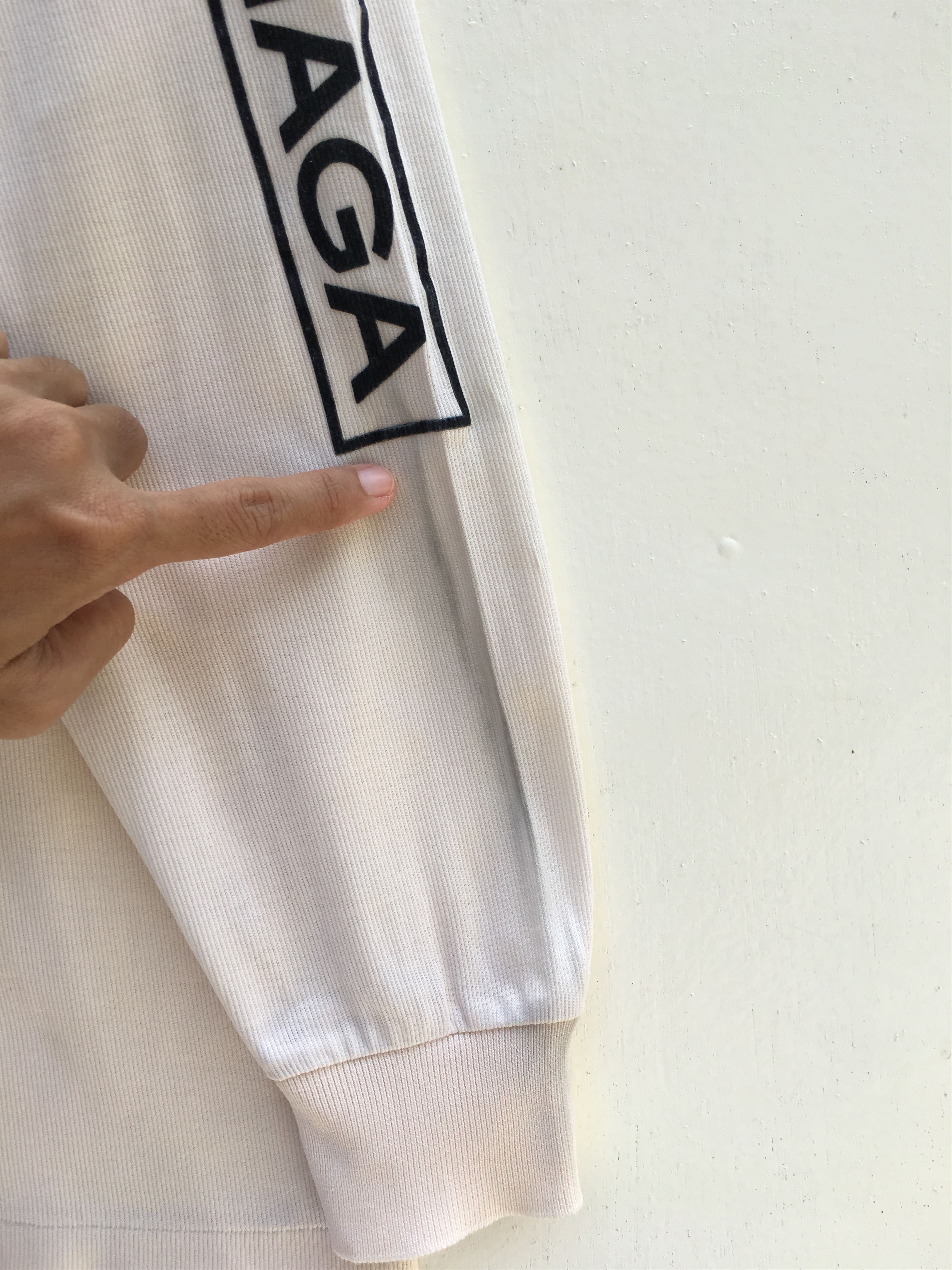 Balenciaga × Vintage Vintage Balenciaga Spell Out Long Sleeve Size US S / EU 44-46 / 1 - 7 Thumbnail