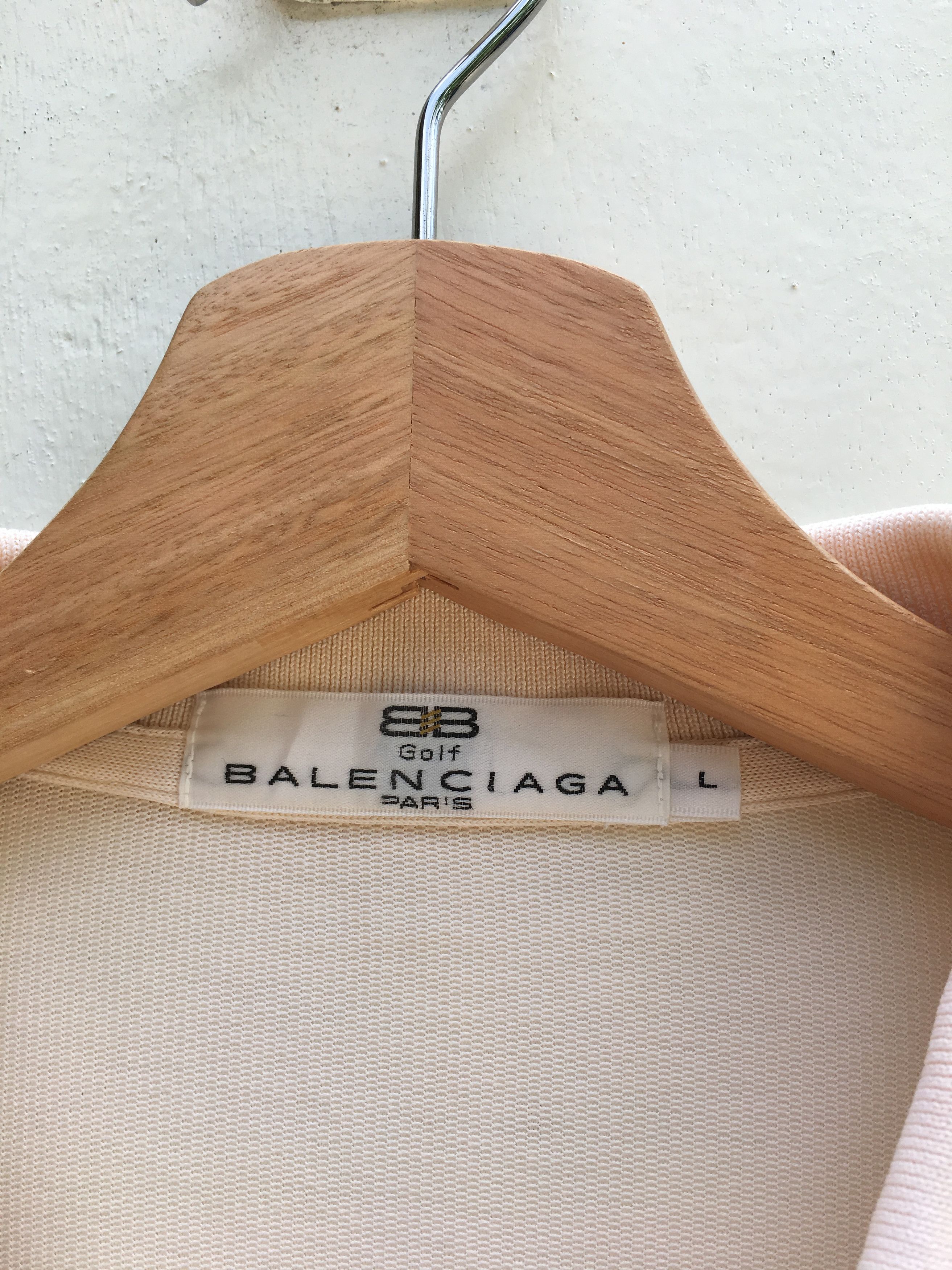 Balenciaga × Vintage Vintage Balenciaga Spell Out Long Sleeve Size US S / EU 44-46 / 1 - 6 Thumbnail