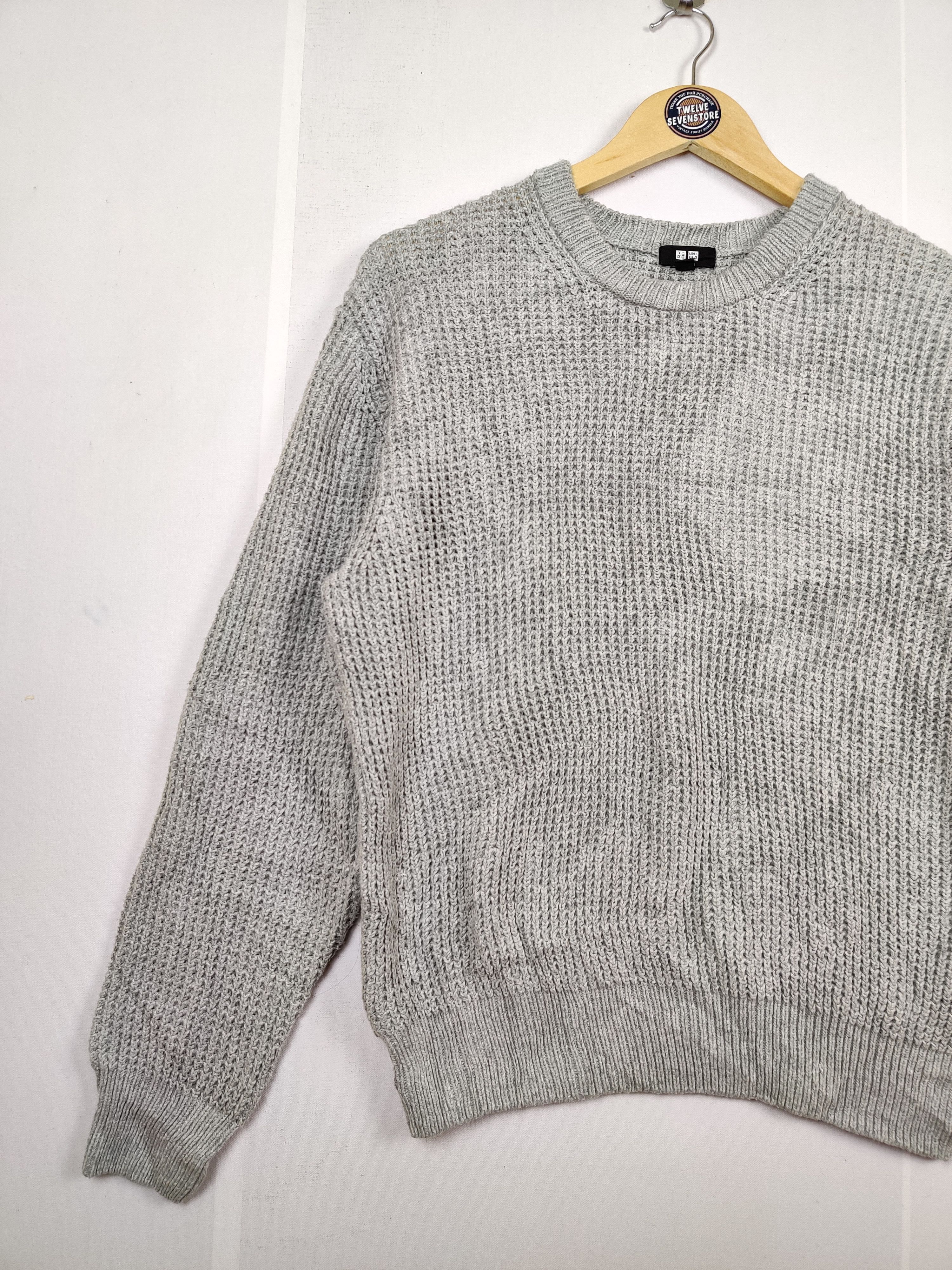 Uniqlo Vintage Uniqlo Knit Gray Sweater Size US S / EU 44-46 / 1 - 3 Thumbnail