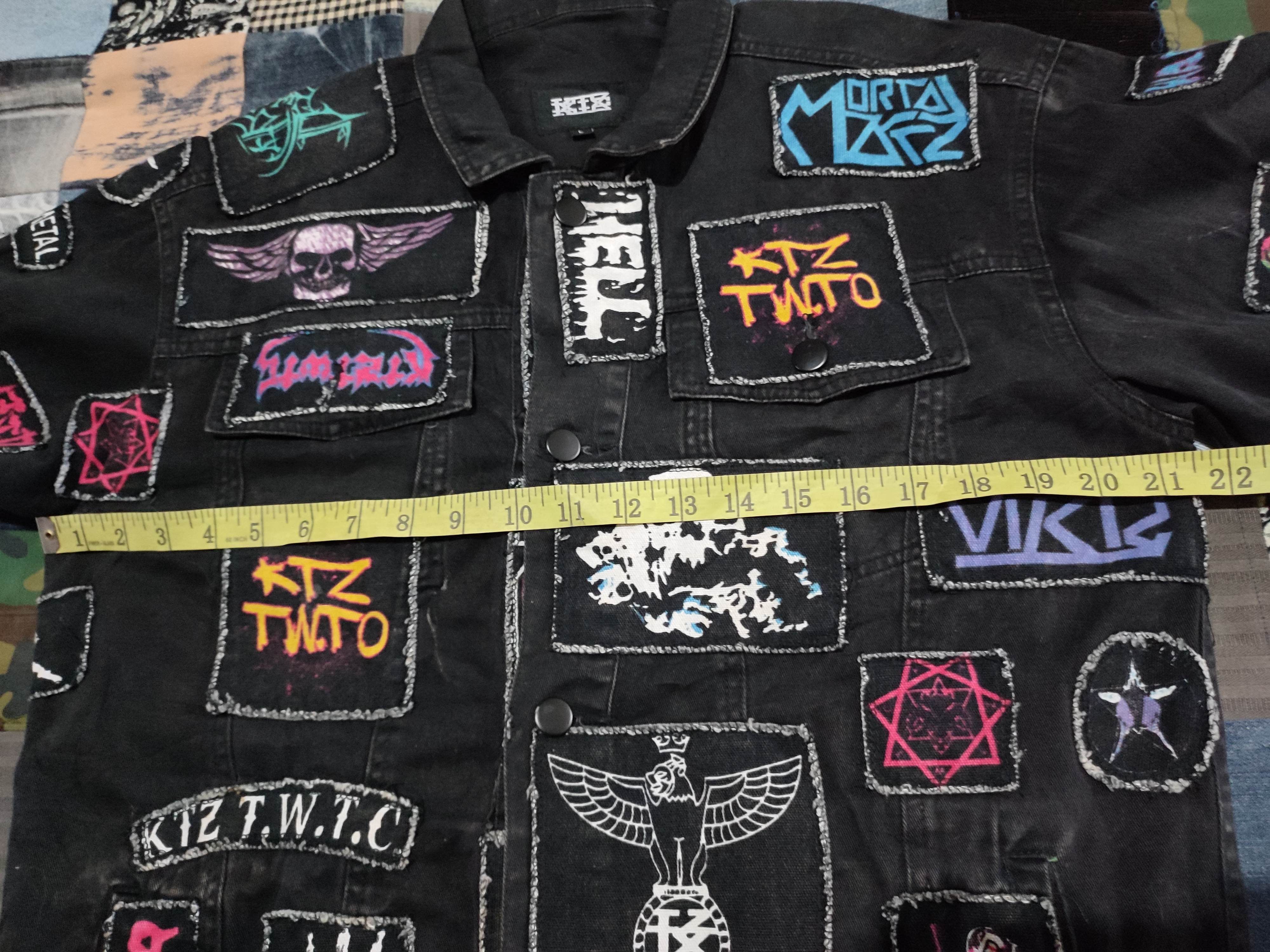Kokon to Zai × Ktz × Streetwear 🔥KTZ Patches Punk Metal
