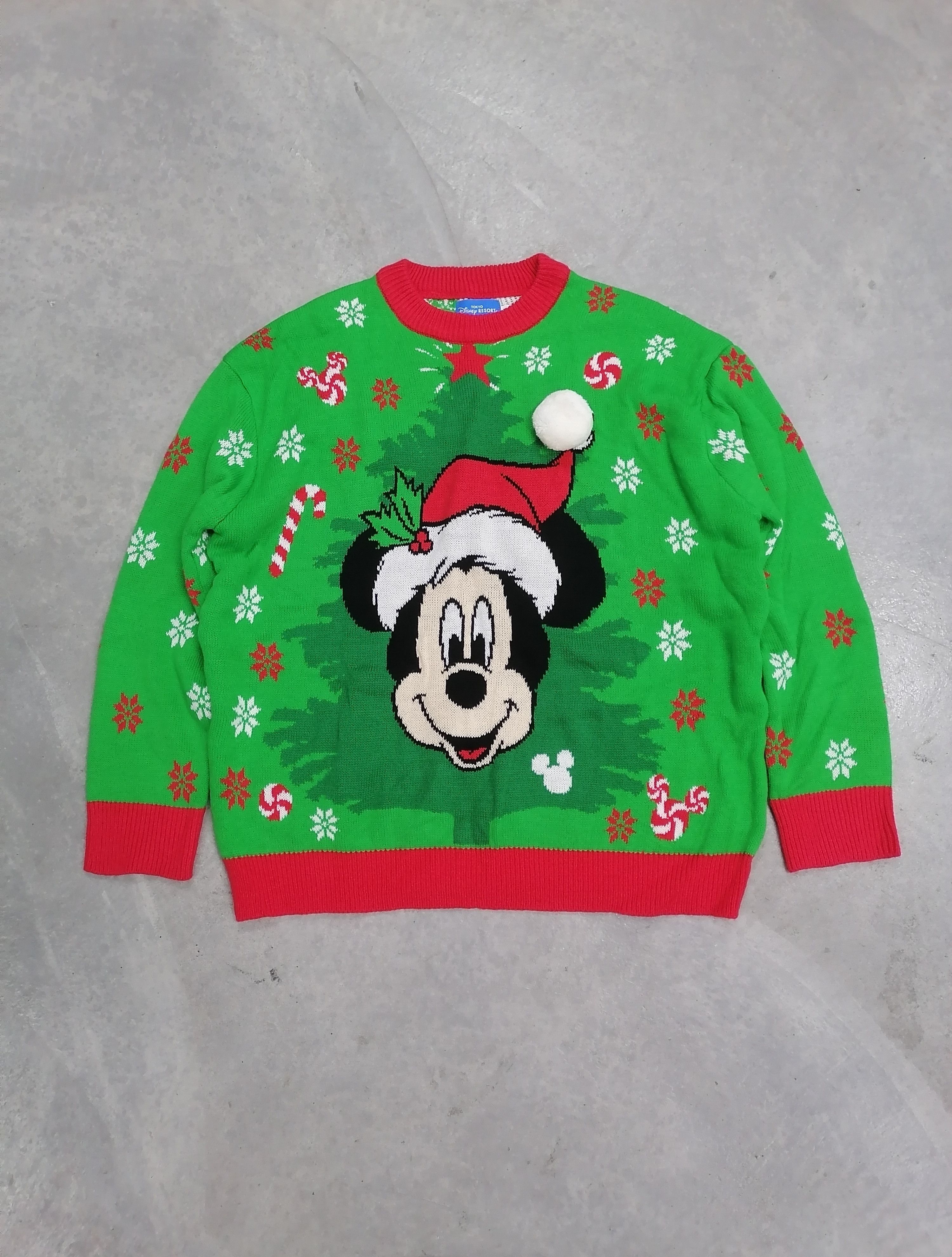 Cartoon Network × Disney × Mickey Mouse Mickey Mouse Merry Christmas Knitwear Size US M / EU 48-50 / 2 - 2 Thumbnail