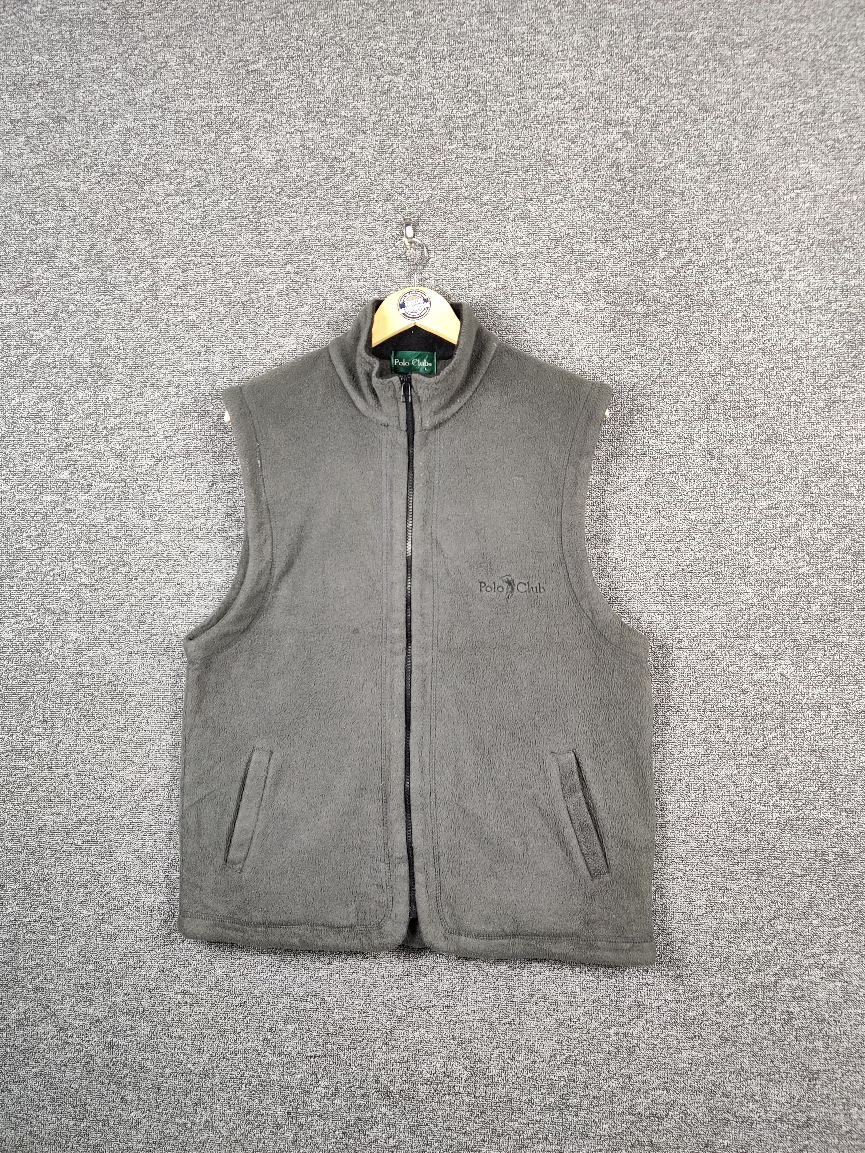 Beverly Hills Polo Club Vintage Polo Club Fleece Zipper Vest Size US L / EU 52-54 / 3 - 2 Thumbnail