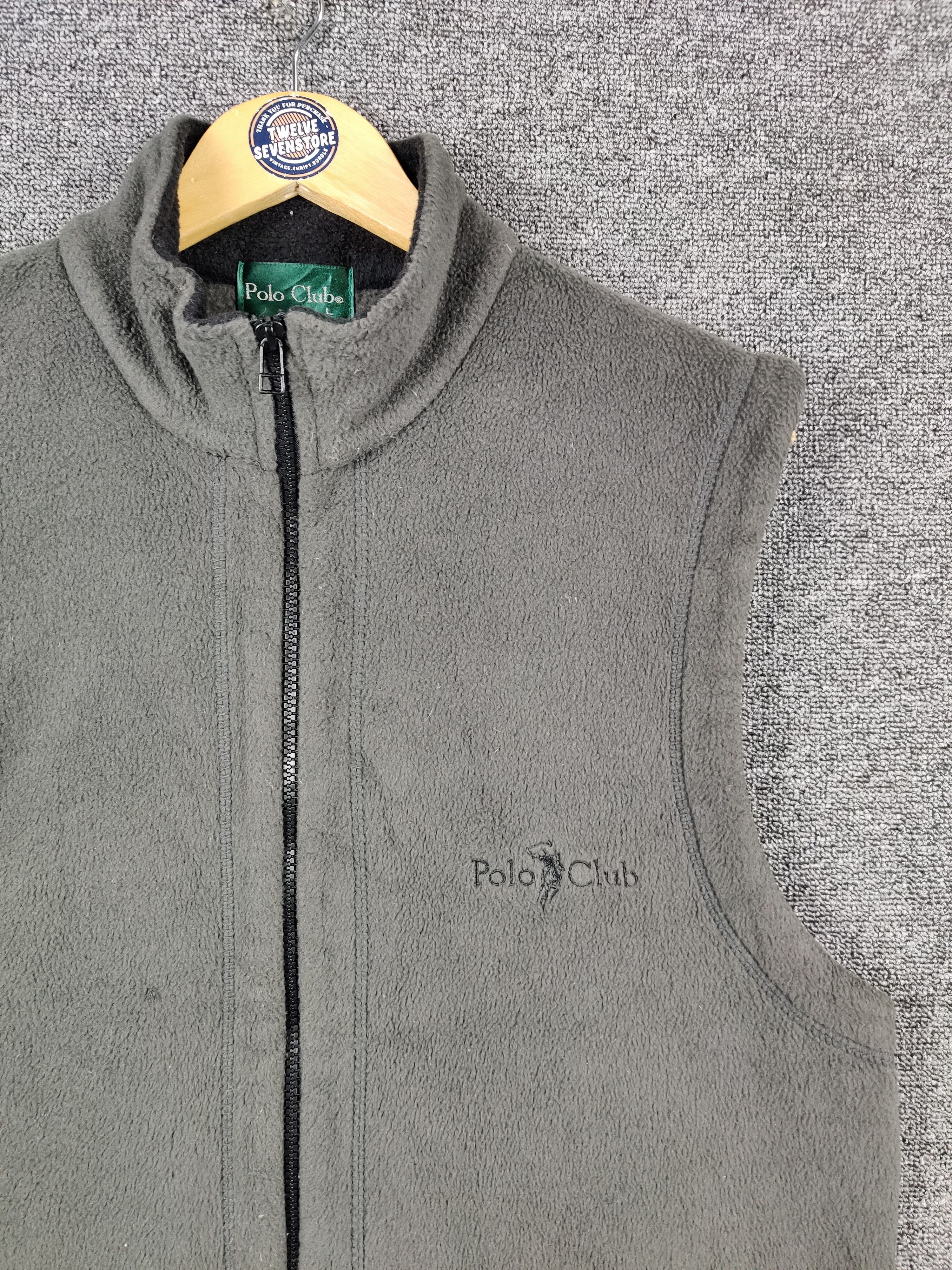 Beverly Hills Polo Club Vintage Polo Club Fleece Zipper Vest Size US L / EU 52-54 / 3 - 4 Thumbnail