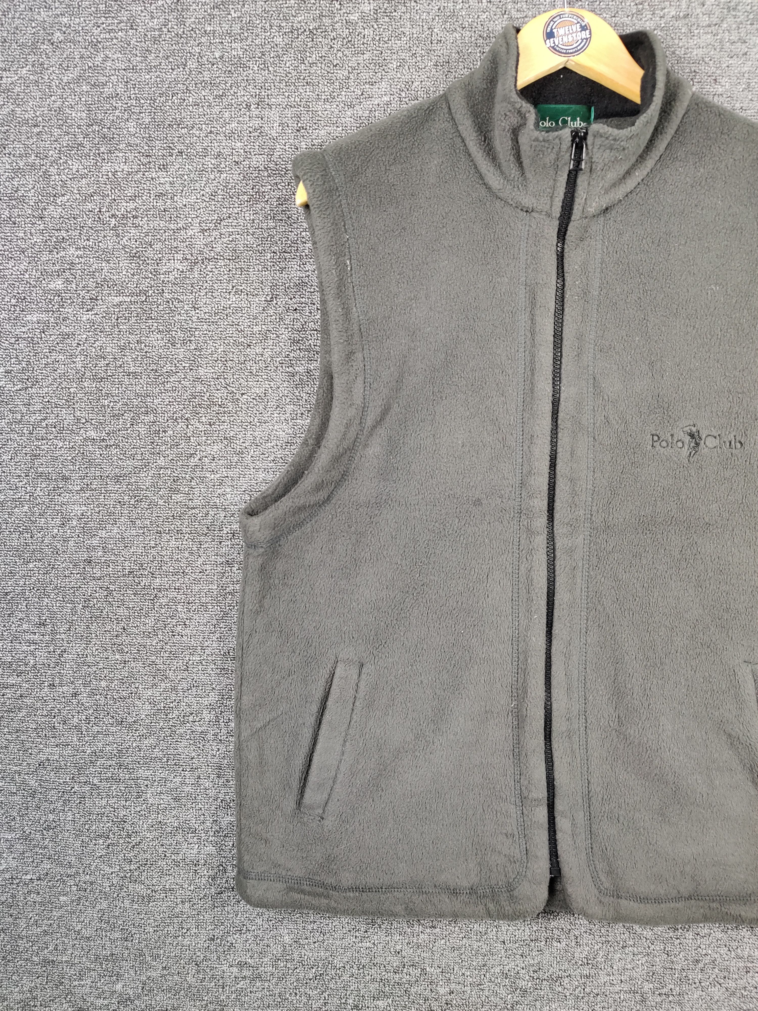 Beverly Hills Polo Club Vintage Polo Club Fleece Zipper Vest Size US L / EU 52-54 / 3 - 6 Thumbnail
