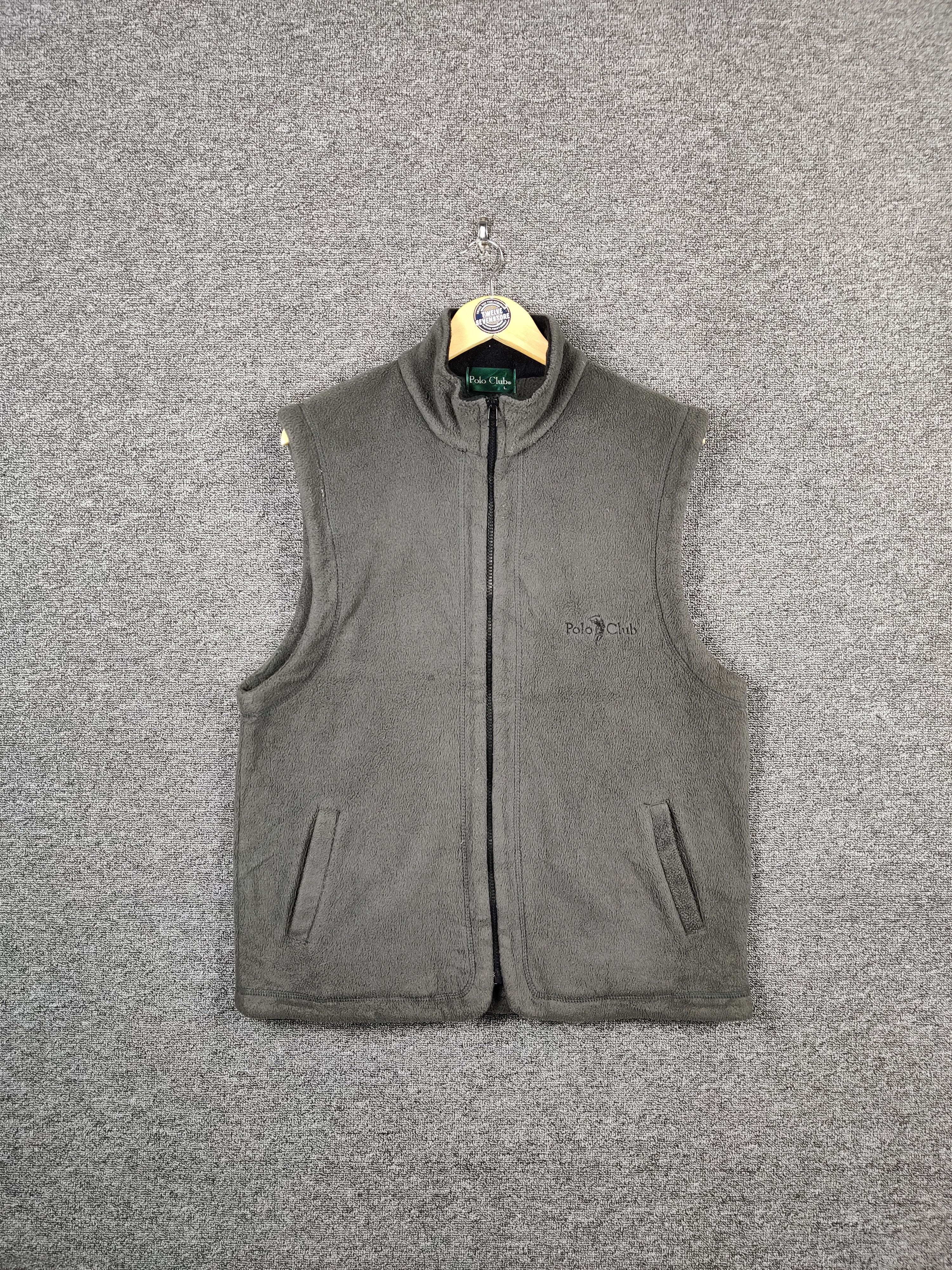 Beverly Hills Polo Club Vintage Polo Club Fleece Zipper Vest Size US L / EU 52-54 / 3 - 1 Thumbnail