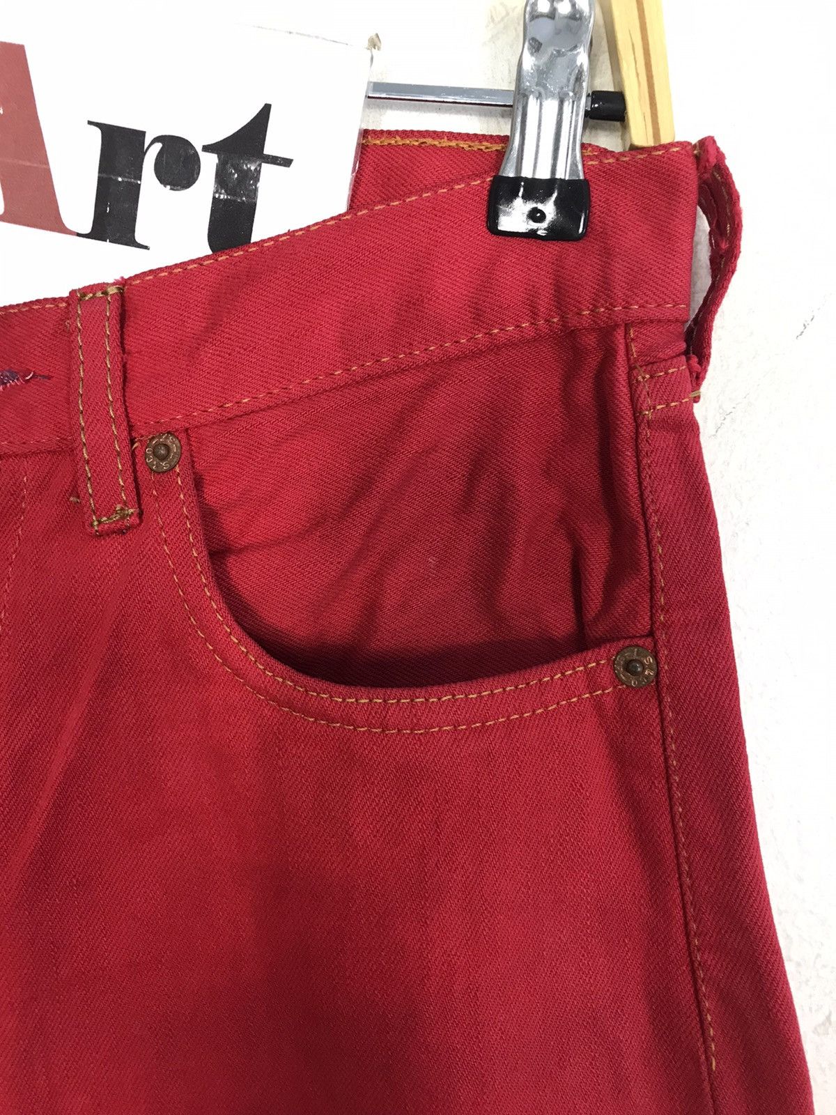Japanese Brand × Levi's × Vintage Vintage Levis Short Pants Denim Faded Colour Style Size US 29 - 5 Thumbnail