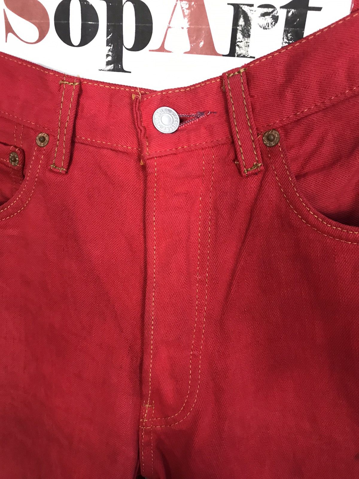 Japanese Brand × Levi's × Vintage Vintage Levis Short Pants Denim Faded Colour Style Size US 29 - 7 Thumbnail
