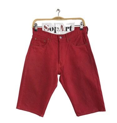 Japanese Brand × Levi's × Vintage Vintage Levis Short Pants Denim Faded Colour Style Size US 29 - 1 Thumbnail