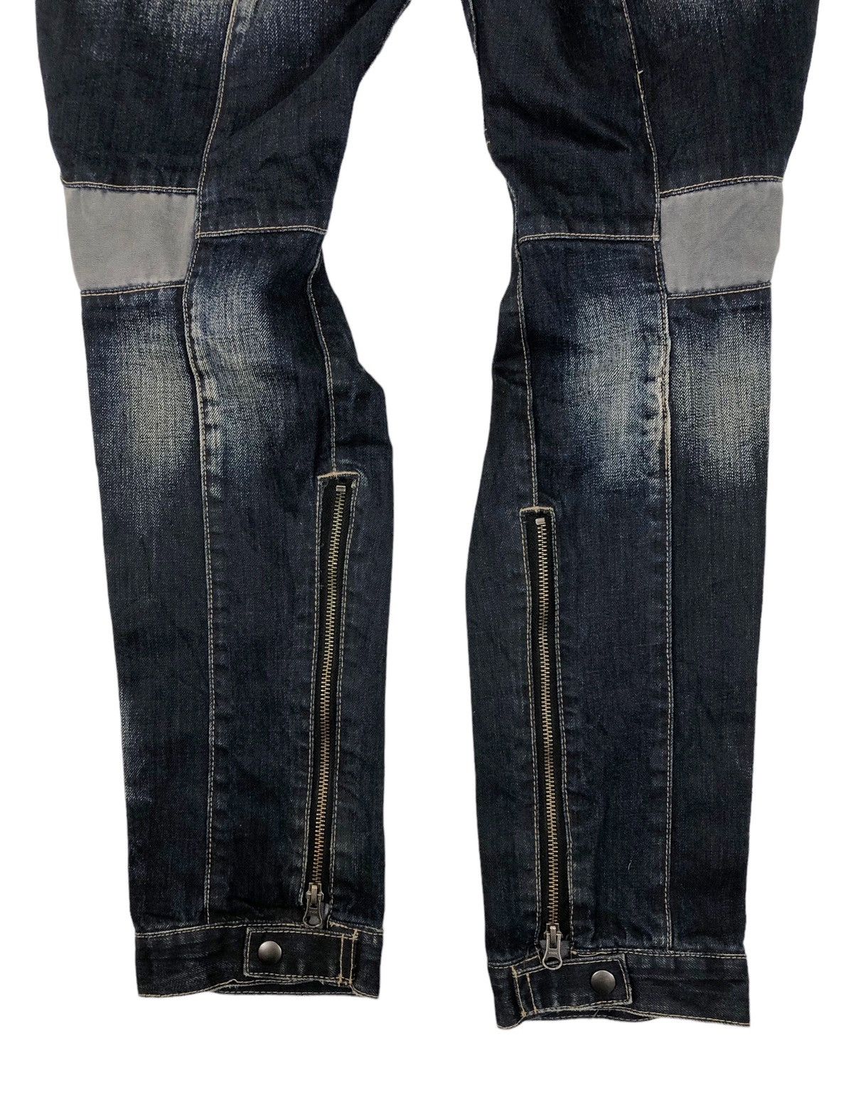 Hysteric Glamour Japanese Brand PPFM Punk Style Slim Fit Denim Jeans Size US 32 / EU 48 - 10 Thumbnail